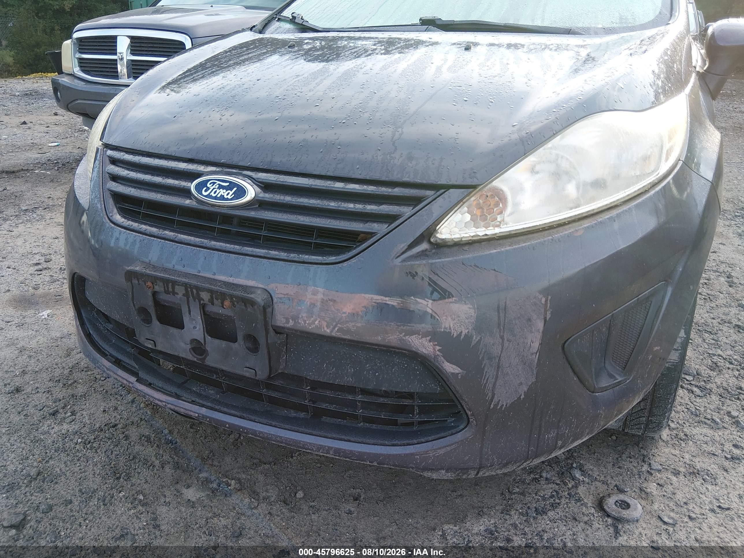 2012 Ford Fiesta S Dark Blue vin: 3FADP4AJ7CM180712