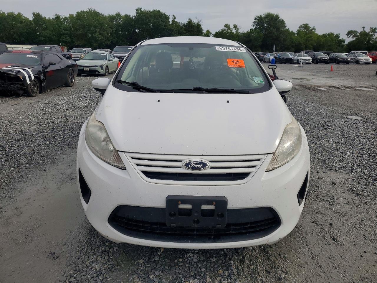 2013 Ford Fiesta S White vin: 3FADP4AJ7DM192019
