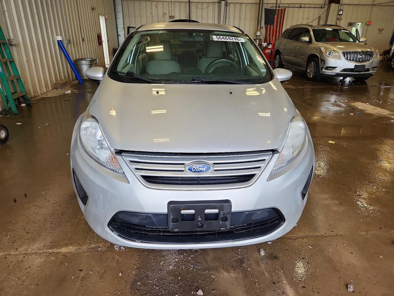 2013 Ford Fiesta S Silver vin: 3FADP4AJ7DM224483
