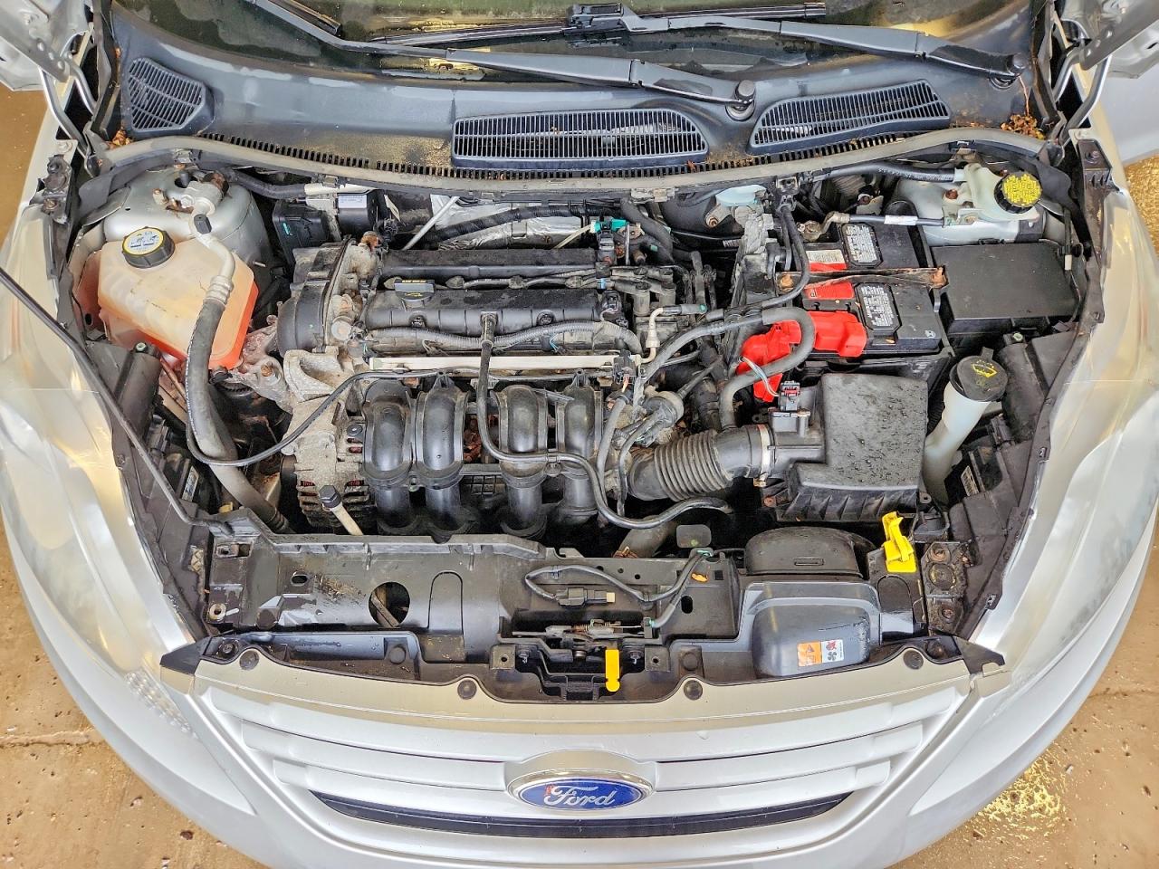 2013 Ford Fiesta S Silver vin: 3FADP4AJ7DM224483