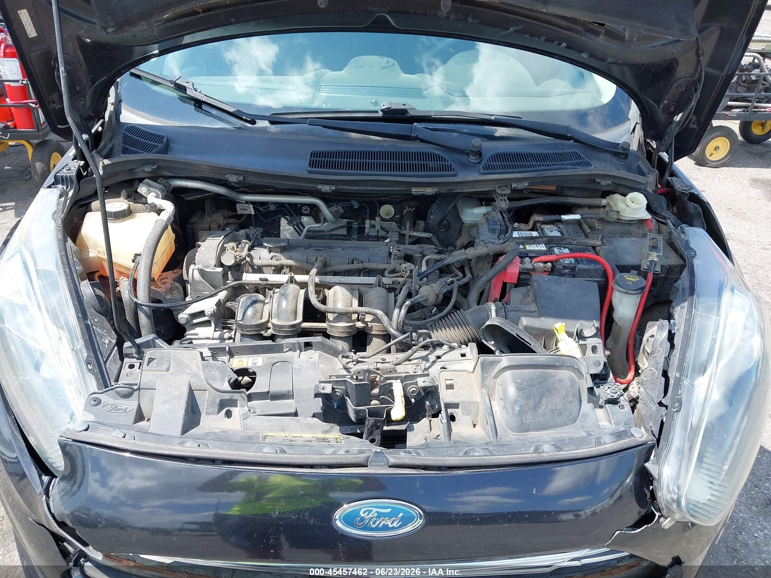 2014 Ford Fiesta S Black vin: 3FADP4AJ7EM101865