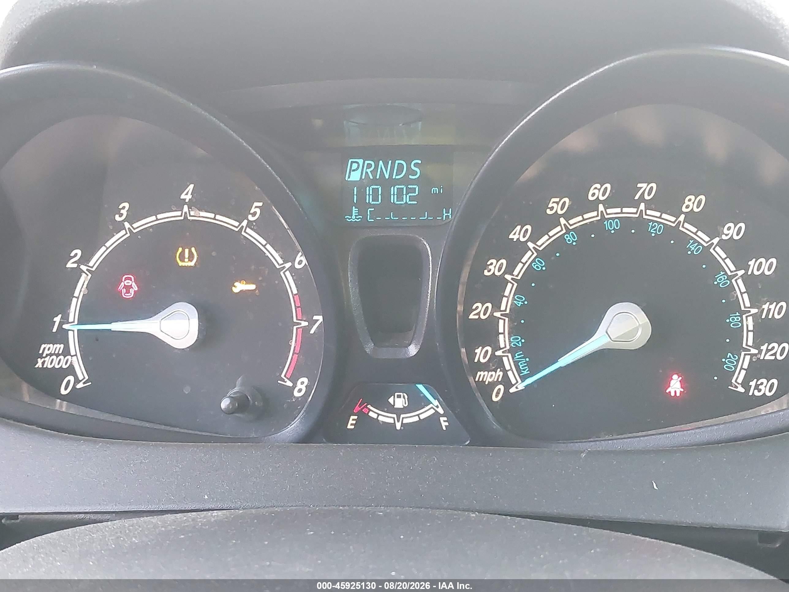 2015 Ford Fiesta S Белый vin: 3FADP4AJ7FM198471