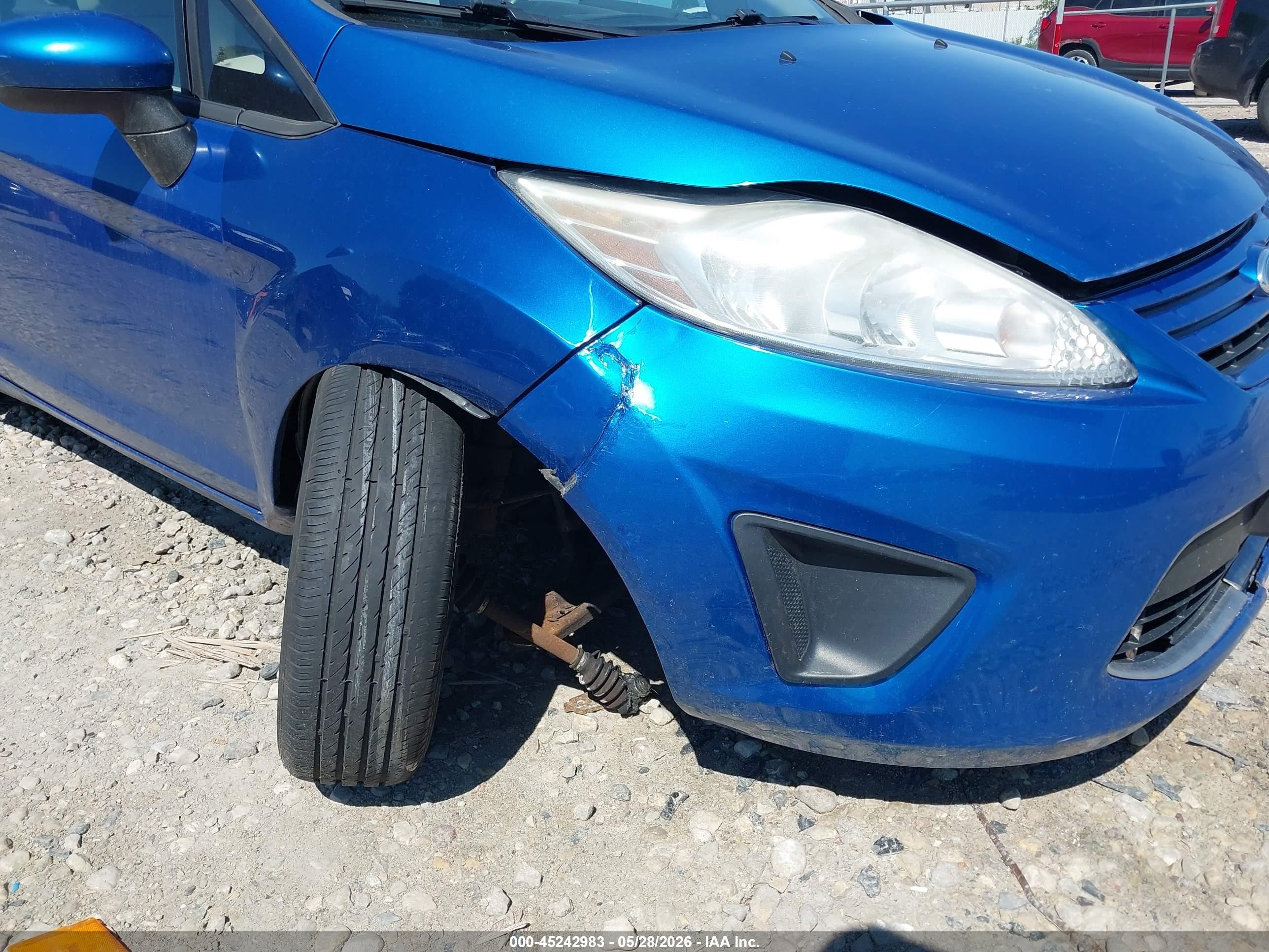 2011 Ford Fiesta S Blue vin: 3FADP4AJ8BM232685