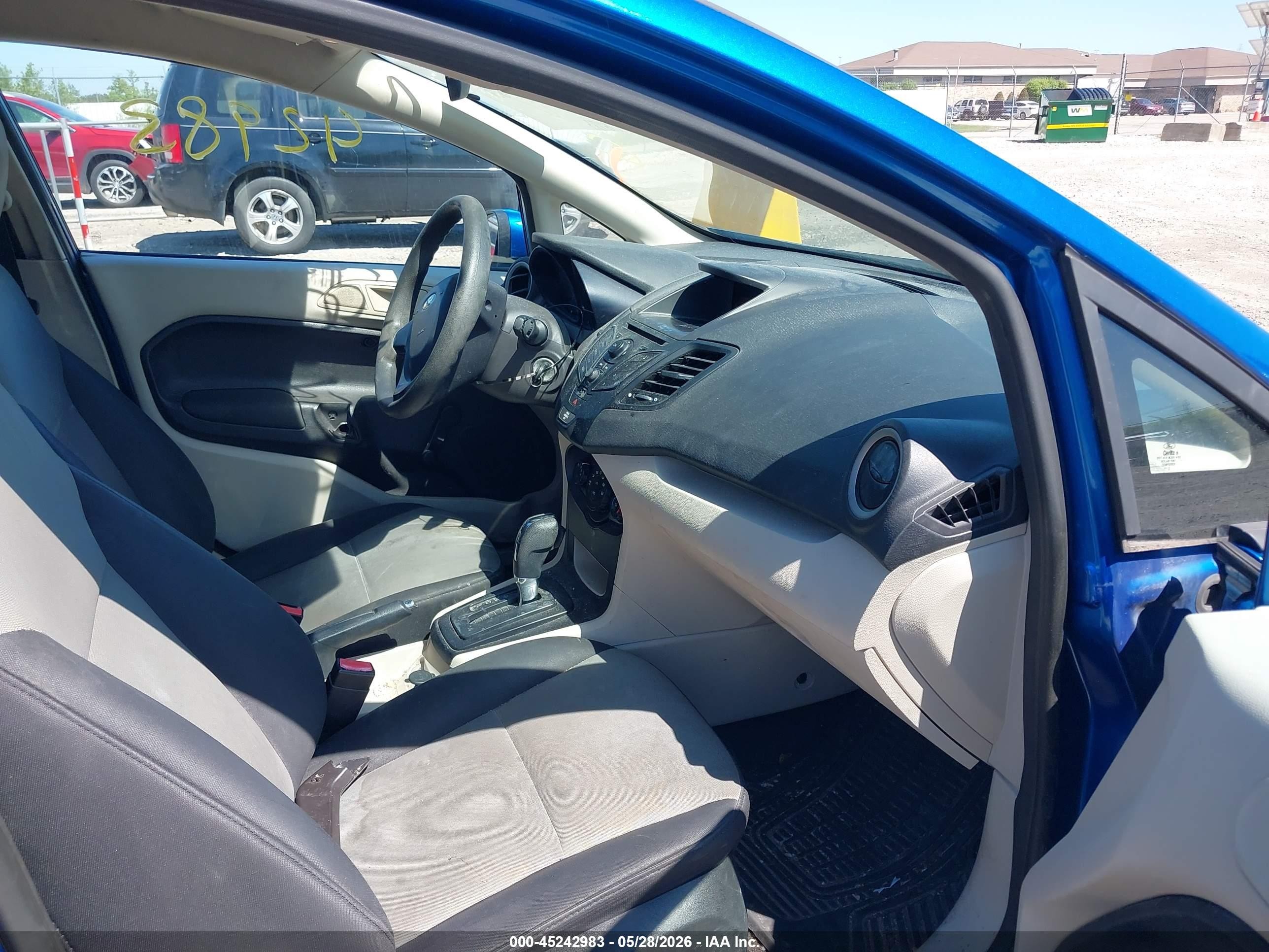 2011 Ford Fiesta S Blue vin: 3FADP4AJ8BM232685