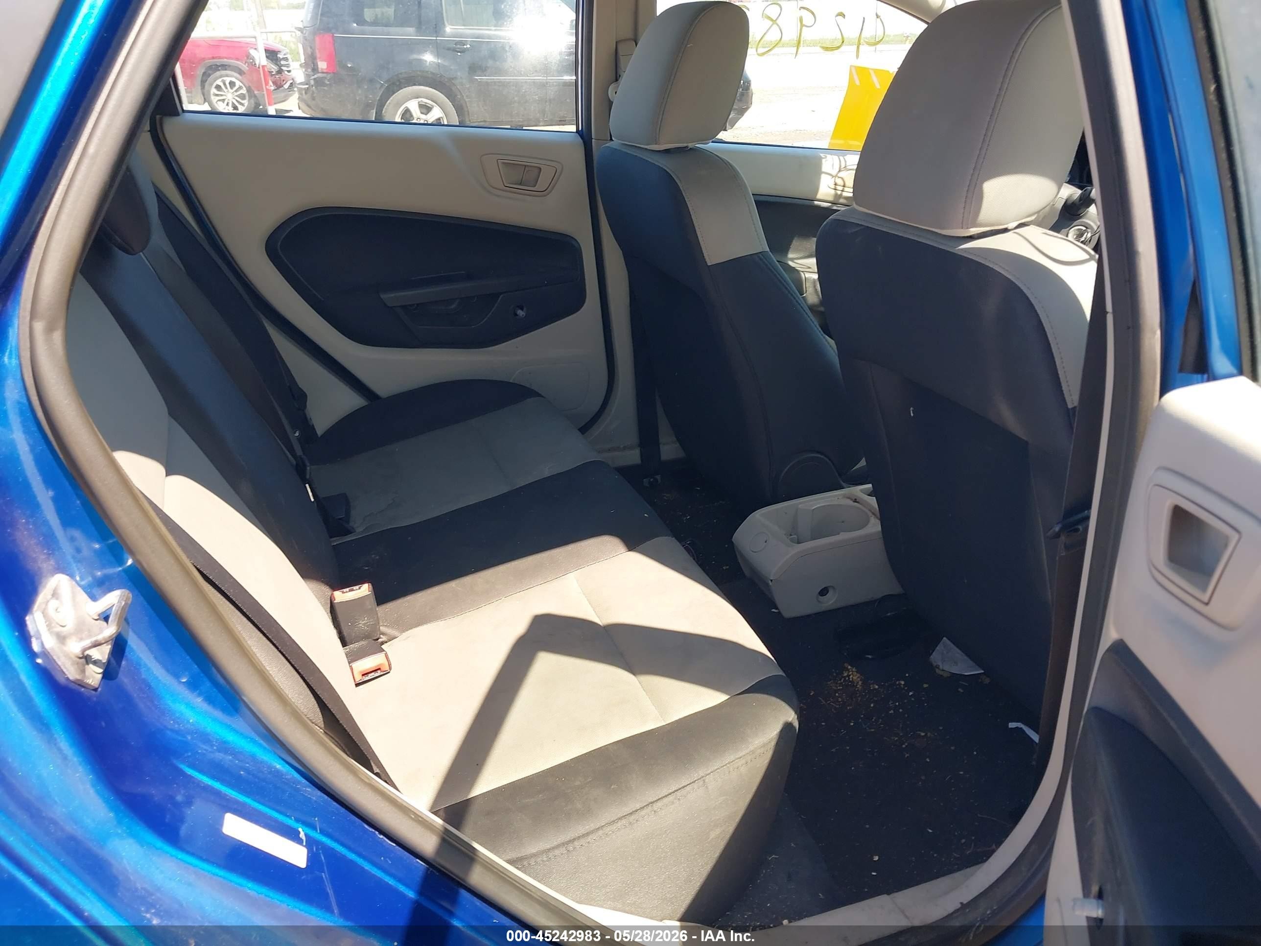2011 Ford Fiesta S Blue vin: 3FADP4AJ8BM232685