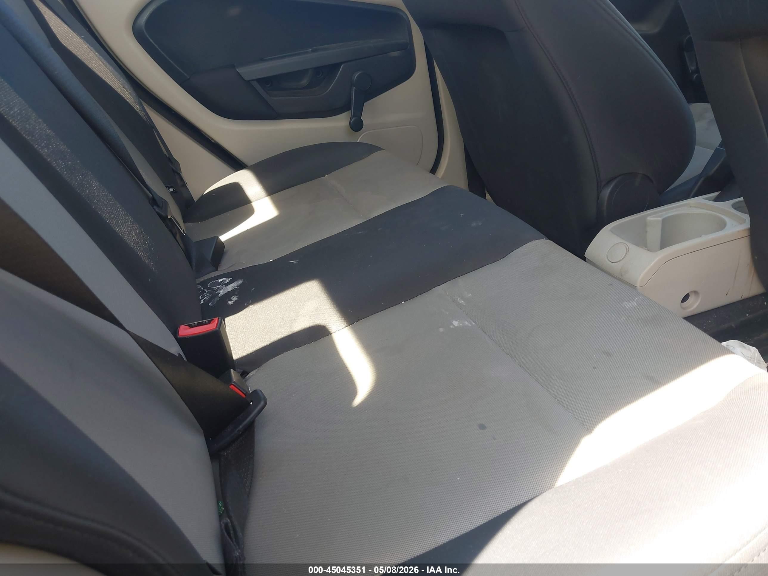 2012 Ford Fiesta S Black vin: 3FADP4AJ8CM104724