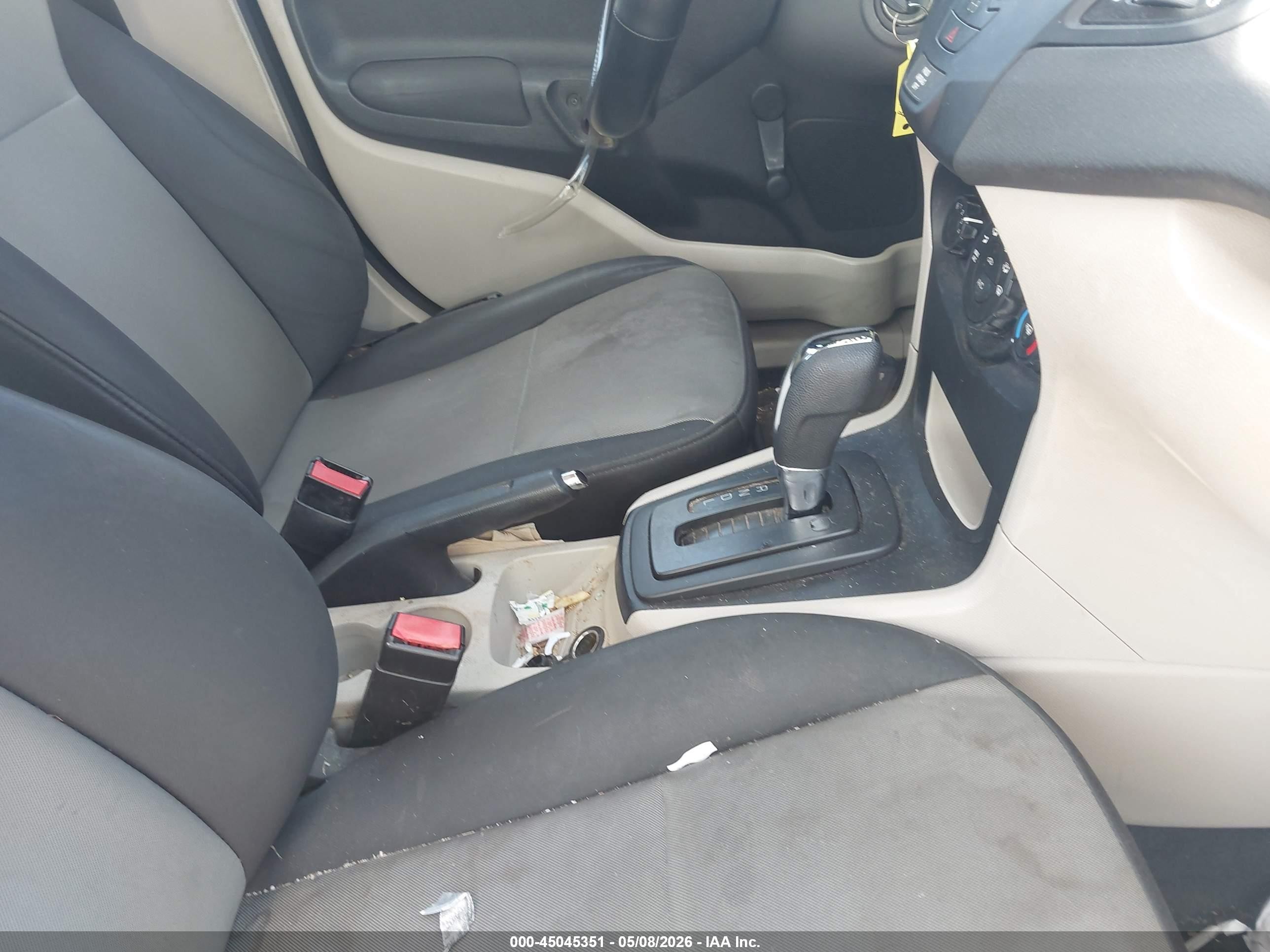 2012 Ford Fiesta S Black vin: 3FADP4AJ8CM104724