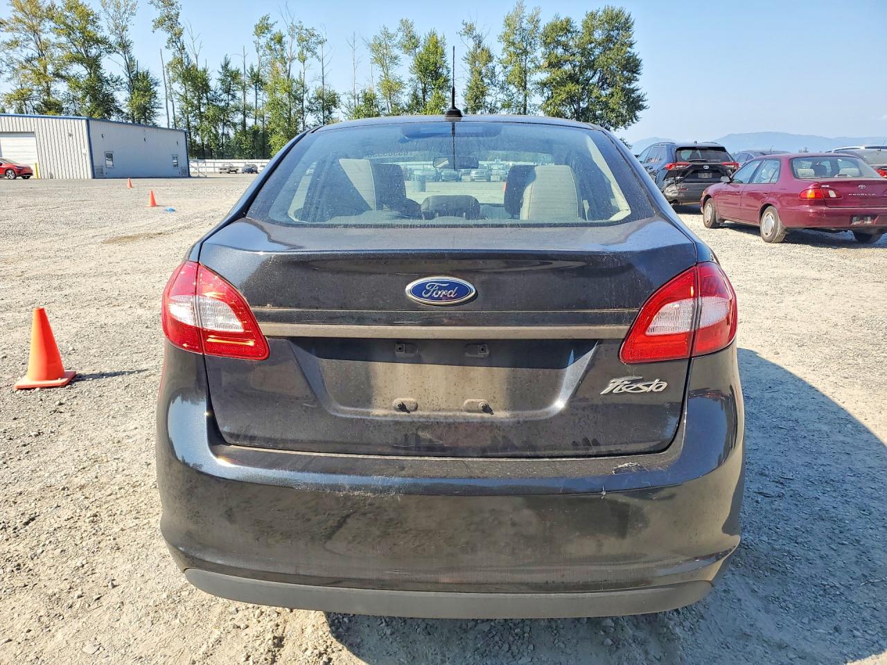 2013 Ford Fiesta S Black vin: 3FADP4AJ8DM103624