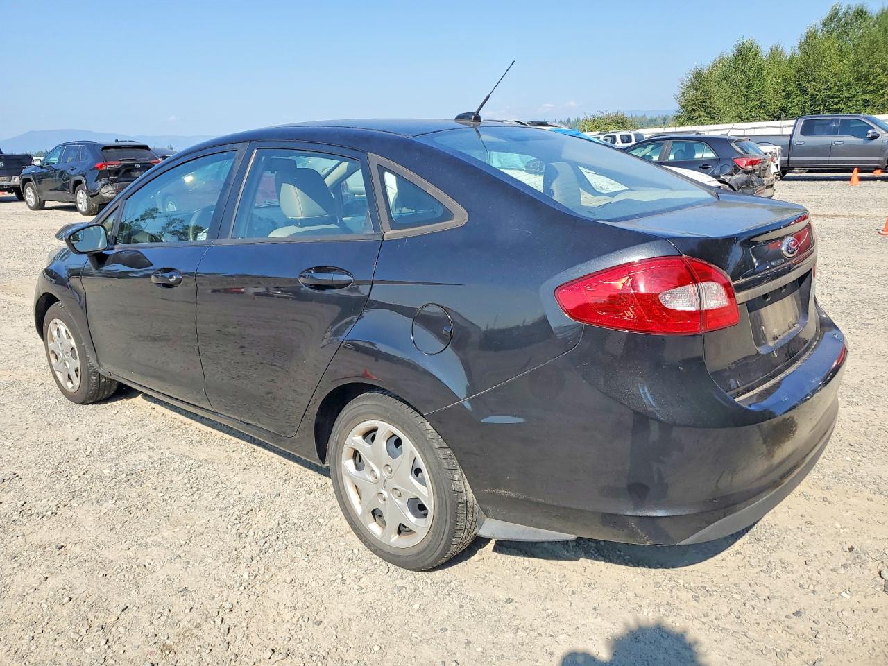 2013 Ford Fiesta S Black vin: 3FADP4AJ8DM103624