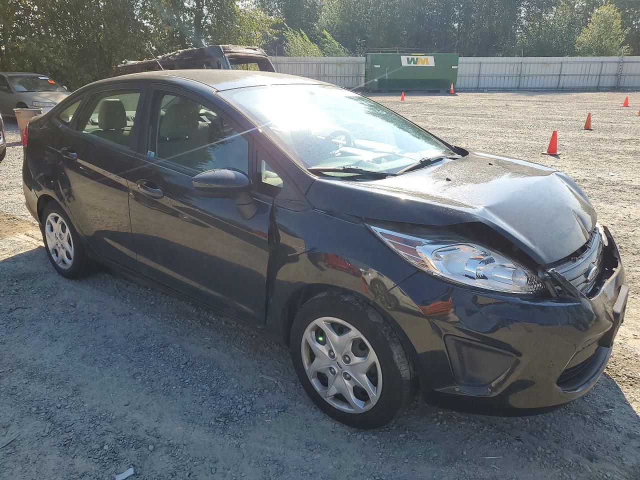 2013 Ford Fiesta S Black vin: 3FADP4AJ8DM103624