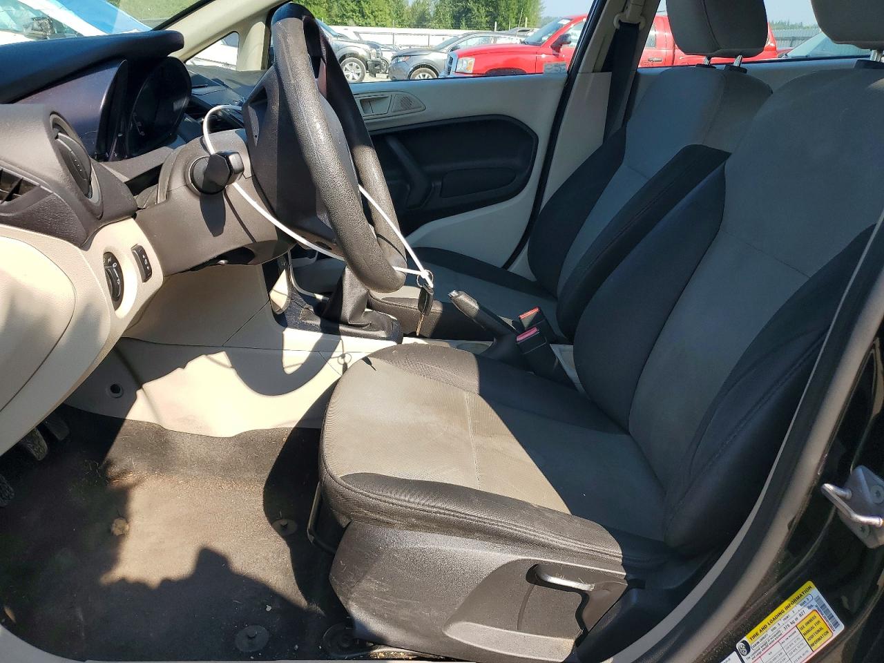 2013 Ford Fiesta S Black vin: 3FADP4AJ8DM103624
