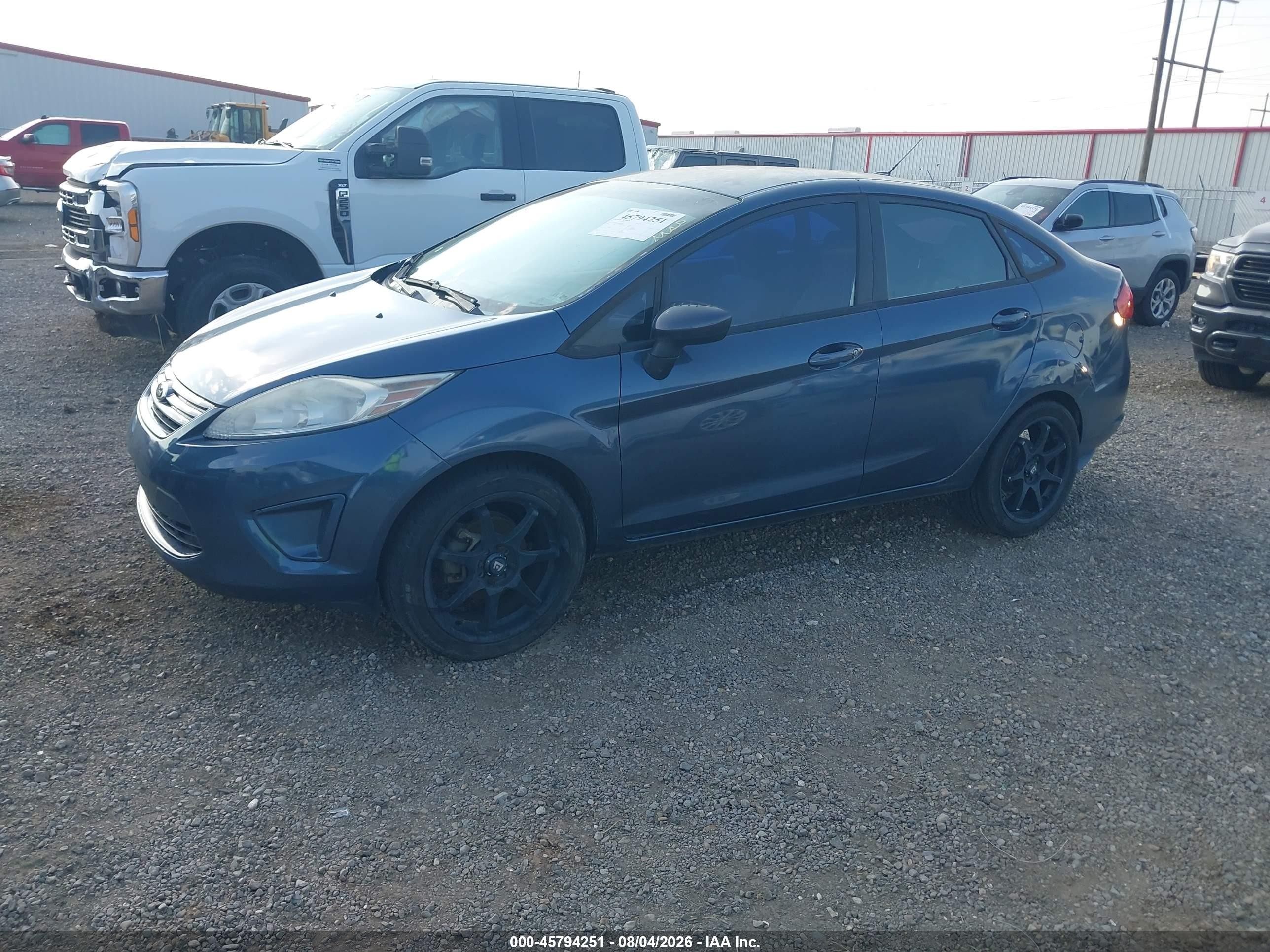 2013 Ford Fiesta S Blue vin: 3FADP4AJ8DM107219