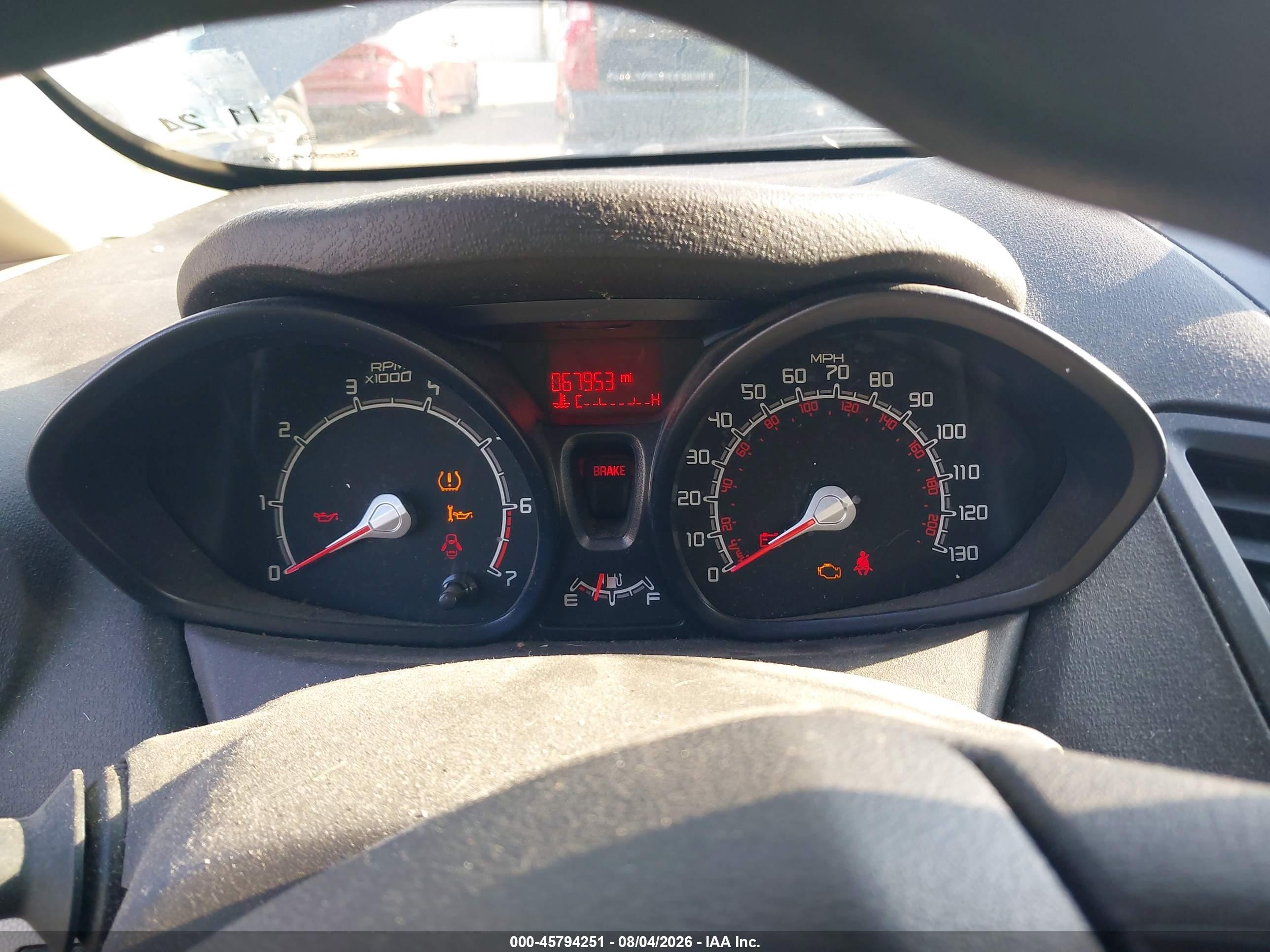 2013 Ford Fiesta S Blue vin: 3FADP4AJ8DM107219