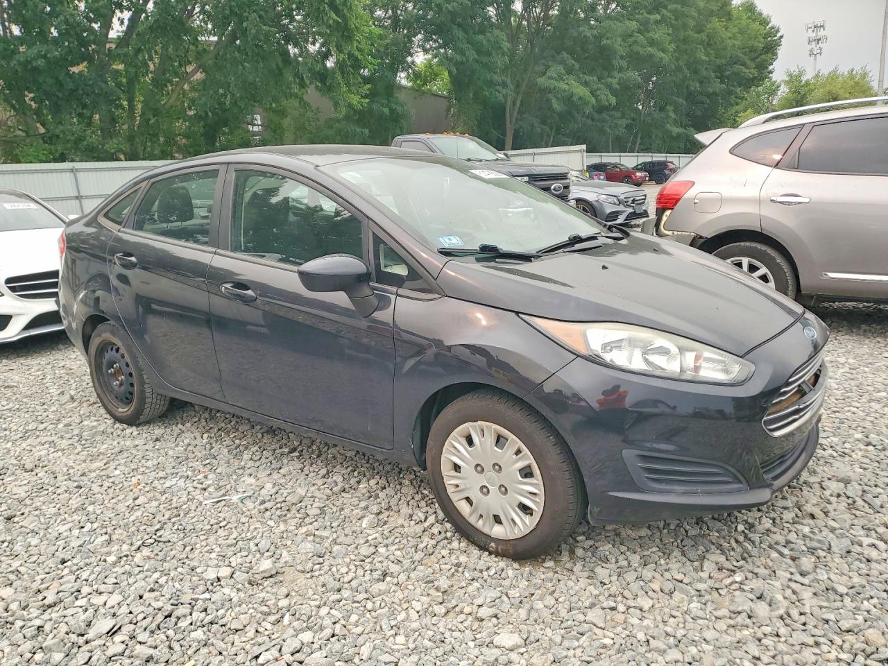 2015 Ford Fiesta S Black vin: 3FADP4AJ8FM221157