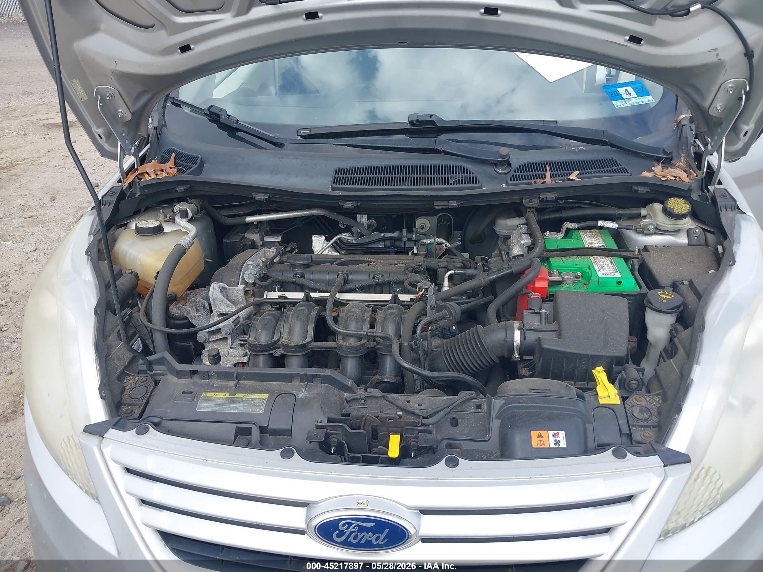 2011 Ford Fiesta S Silver vin: 3FADP4AJ9BM127203