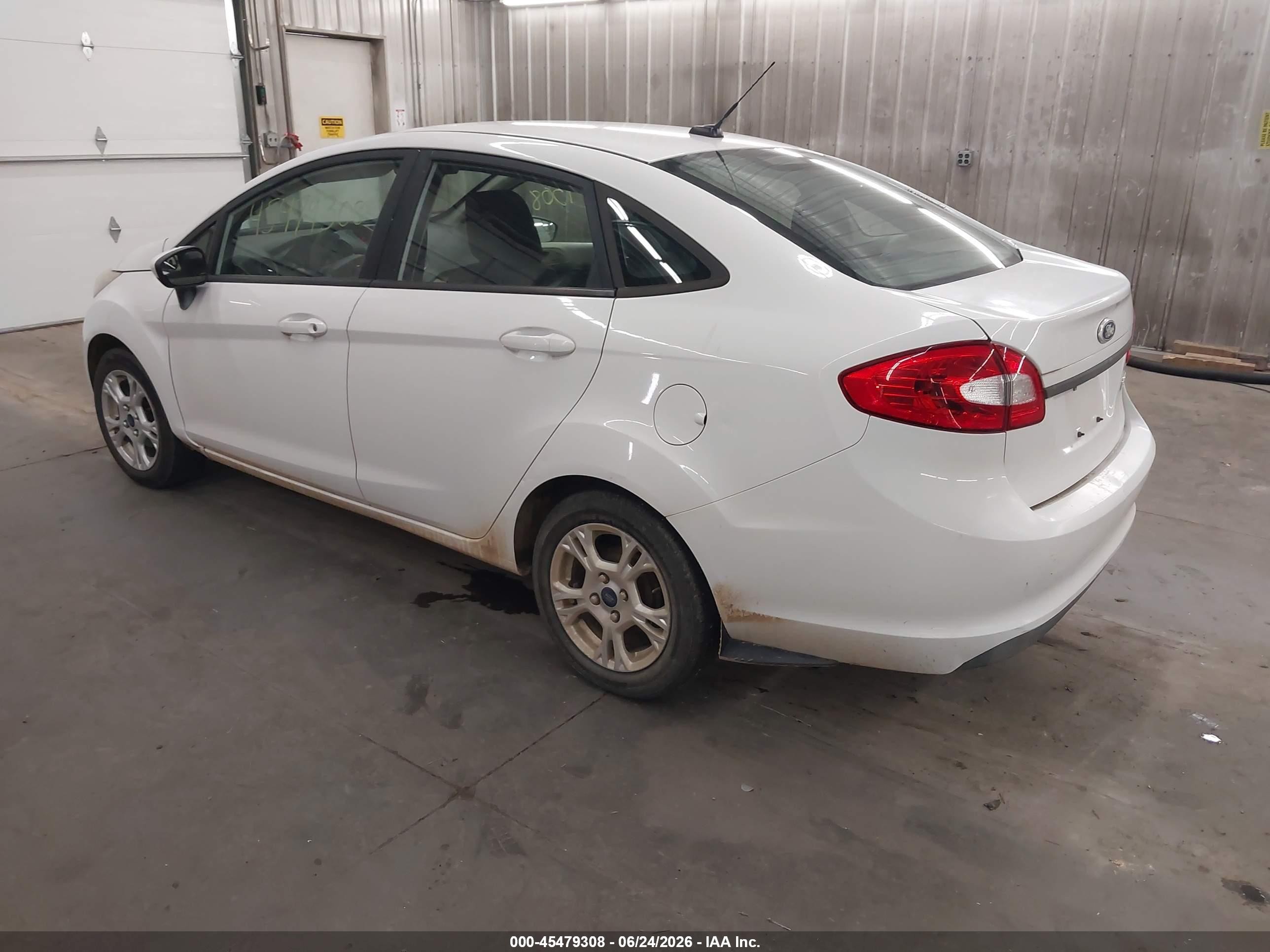 2011 Ford Fiesta S White vin: 3FADP4AJ9BM157429