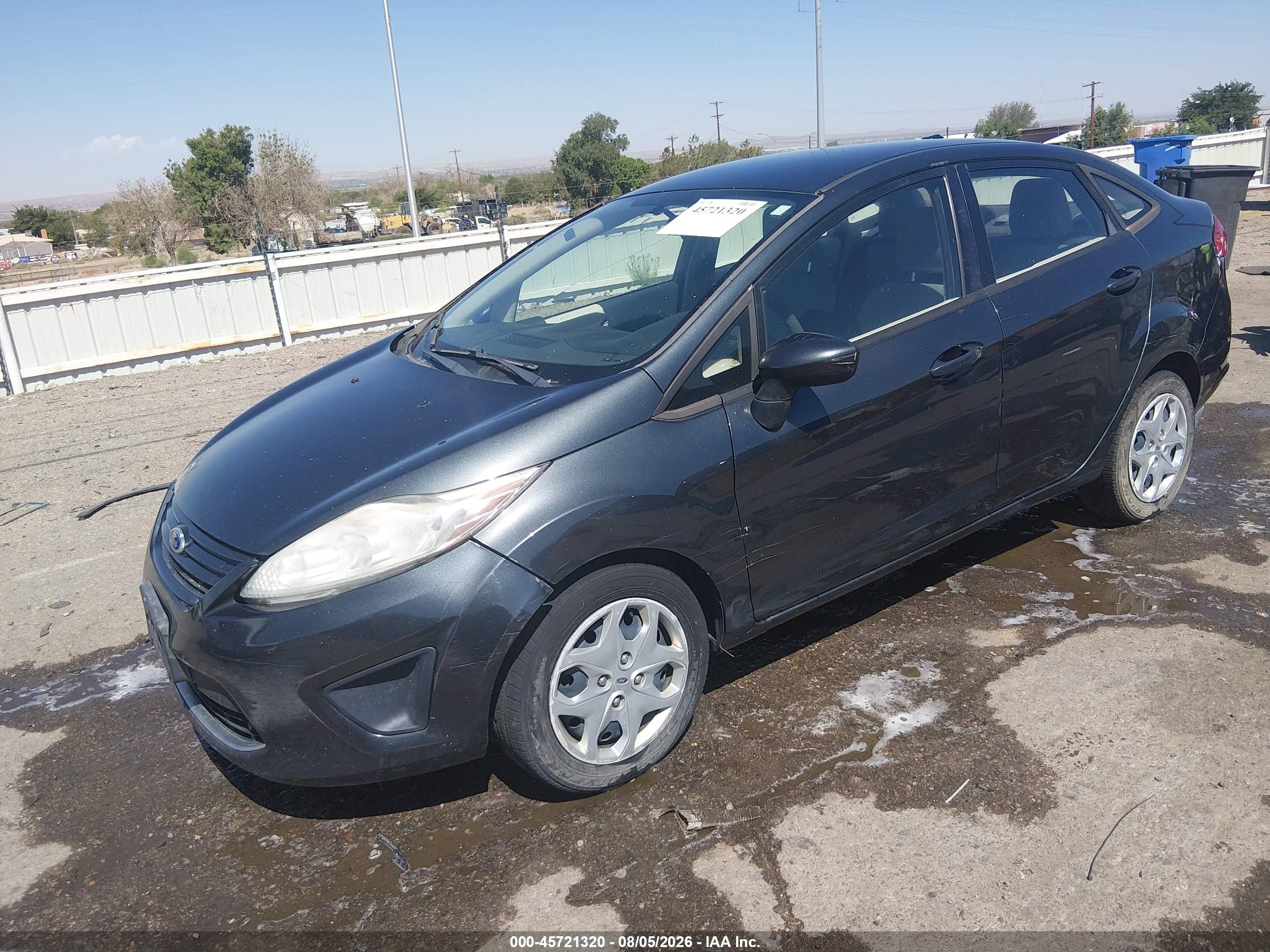 2011 Ford Fiesta S Gray vin: 3FADP4AJ9BM164560