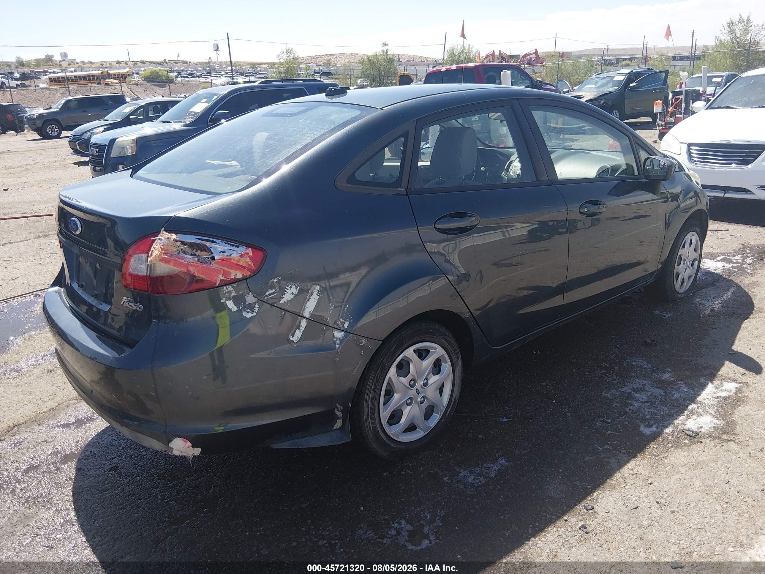 2011 Ford Fiesta S Gray vin: 3FADP4AJ9BM164560