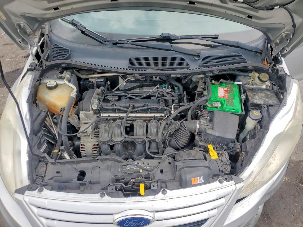 2012 Ford Fiesta S Silver vin: 3FADP4AJ9CM160767