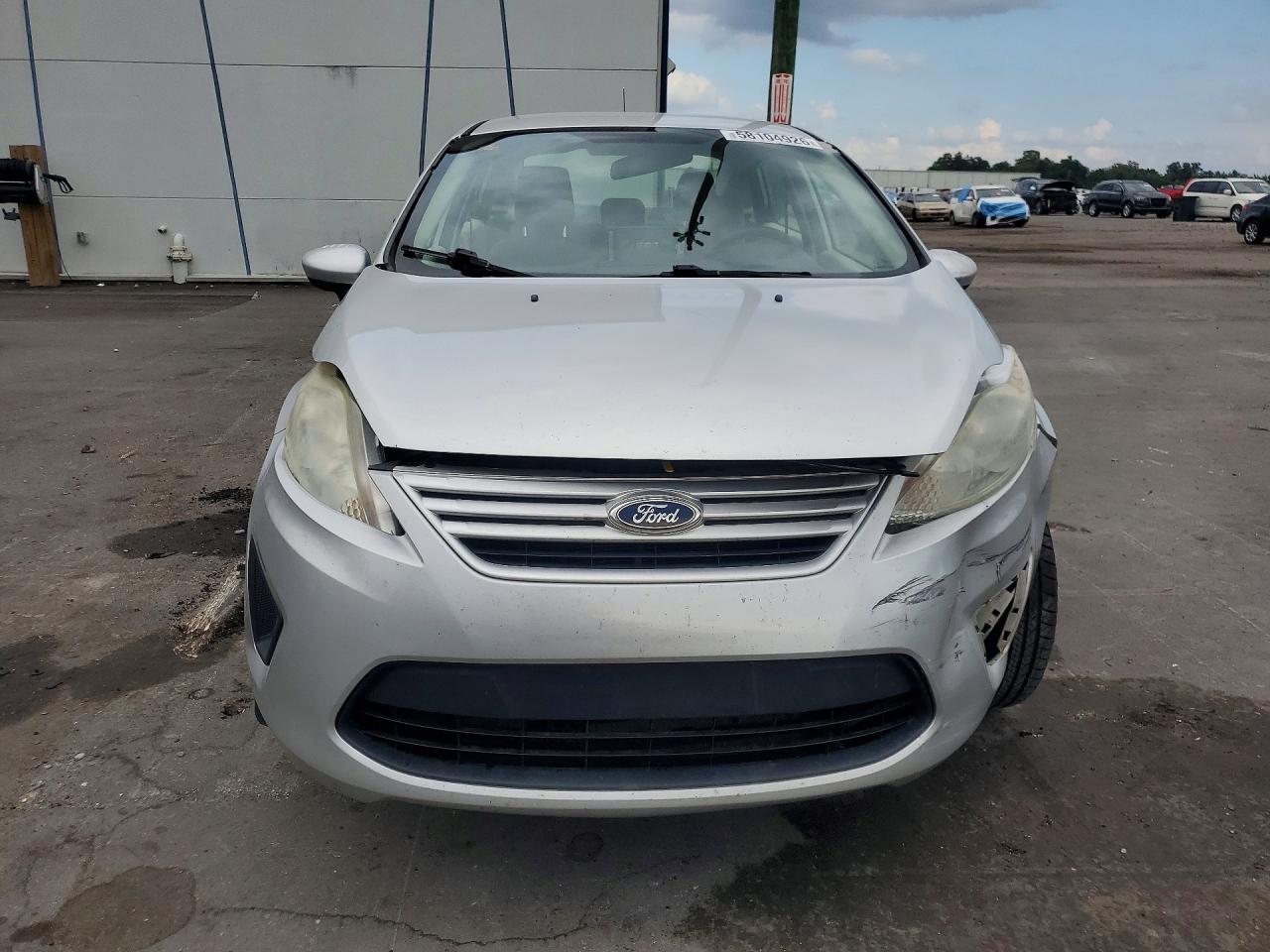 2012 Ford Fiesta S Silver vin: 3FADP4AJ9CM160767