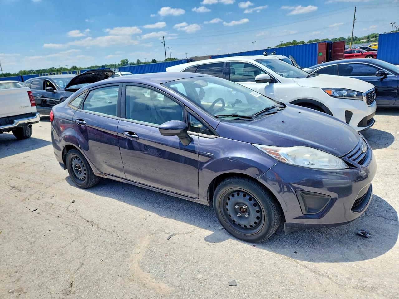 2012 Ford Fiesta S Gray vin: 3FADP4AJ9CM216013
