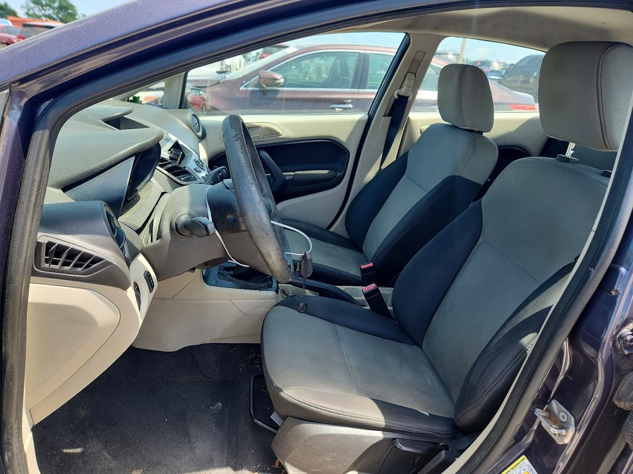 2012 Ford Fiesta S Gray vin: 3FADP4AJ9CM216013