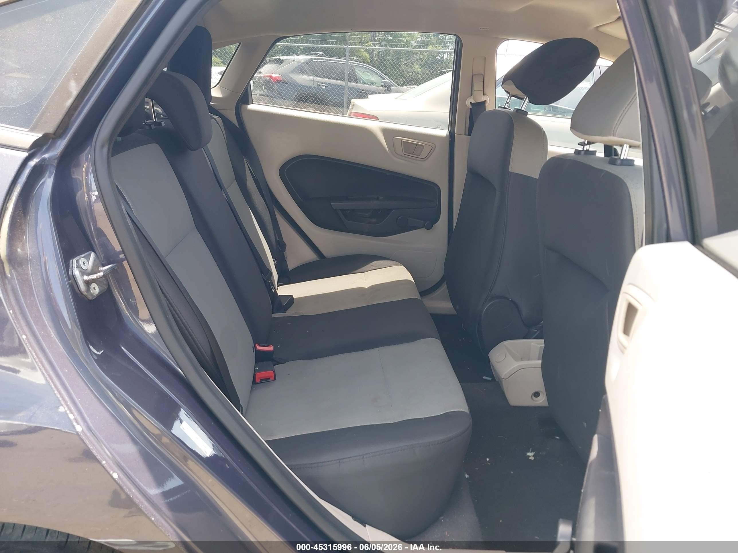 2013 Ford Fiesta S Gray vin: 3FADP4AJ9DM149396