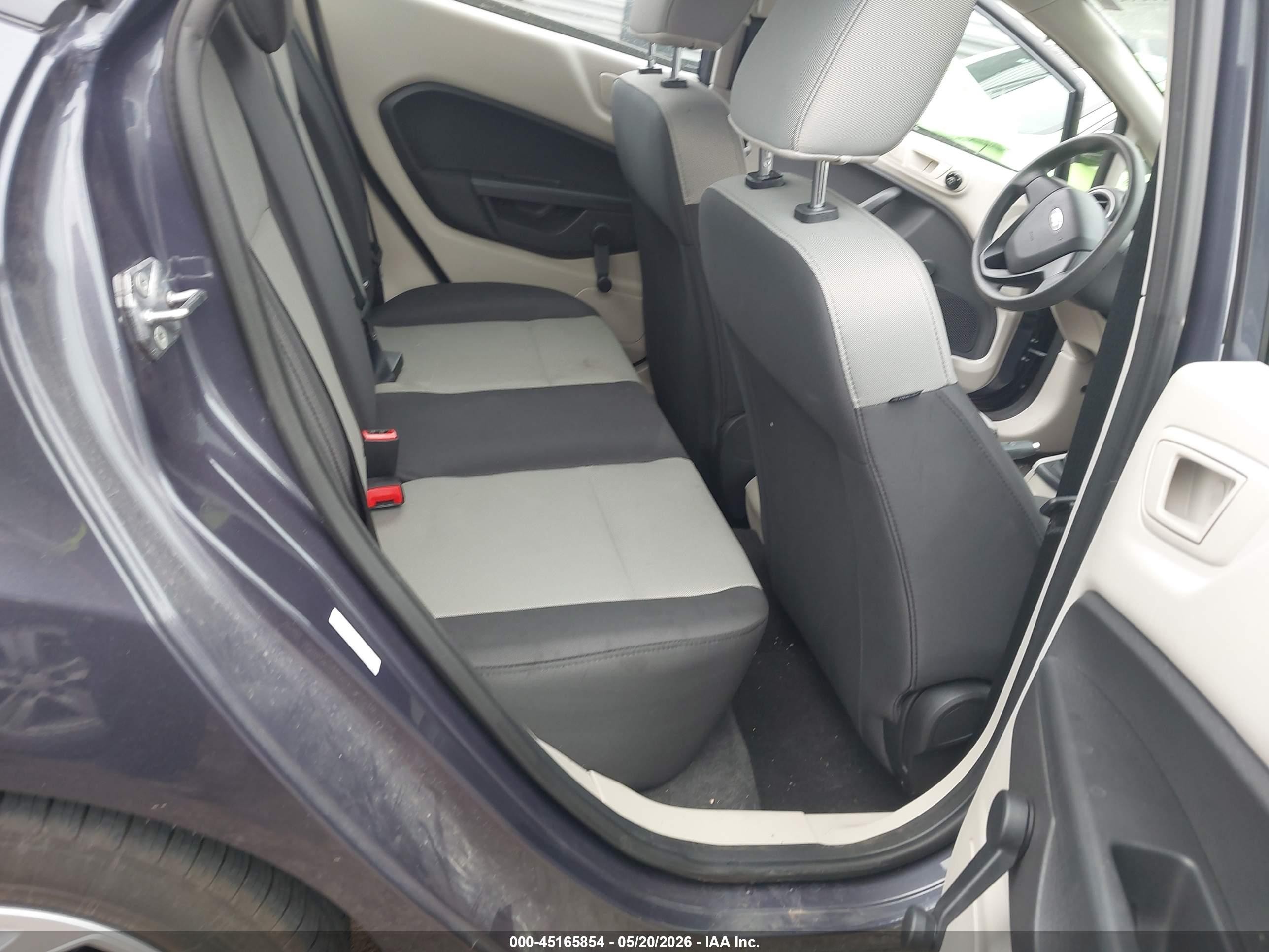 2013 Ford Fiesta S Blue vin: 3FADP4AJ9DM156008
