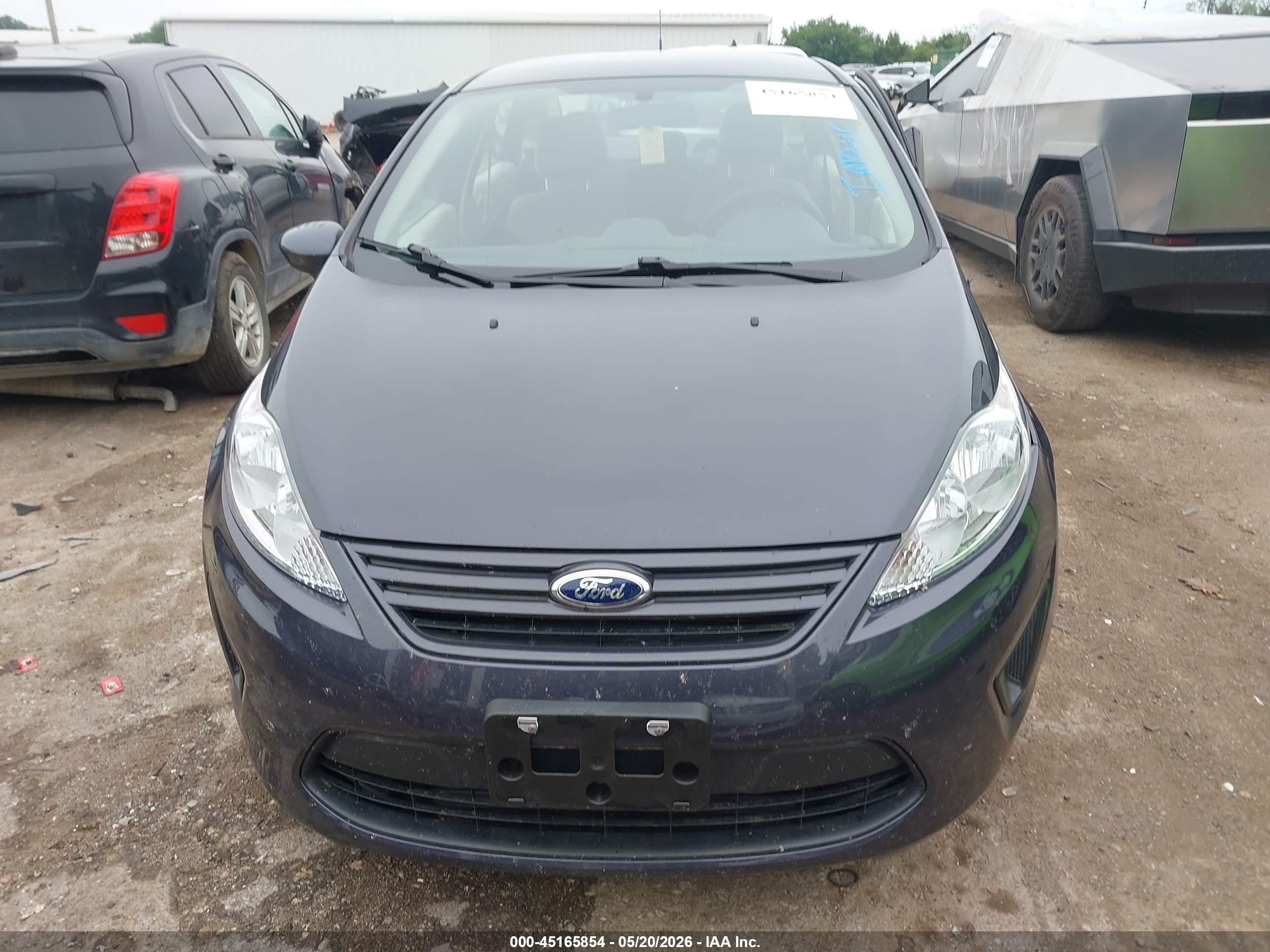 2013 Ford Fiesta S Blue vin: 3FADP4AJ9DM156008