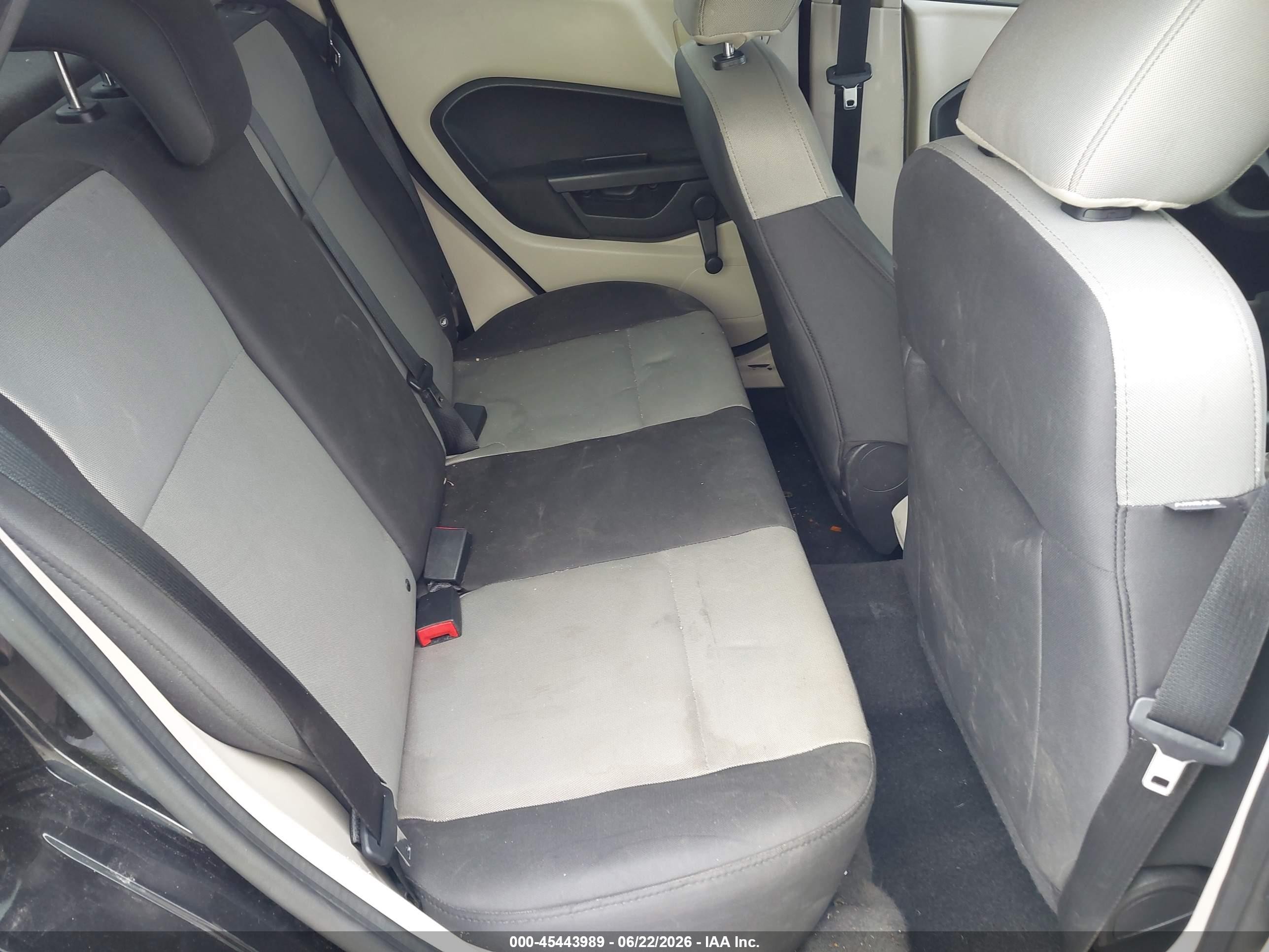 2013 Ford Fiesta S Black vin: 3FADP4AJ9DM184259