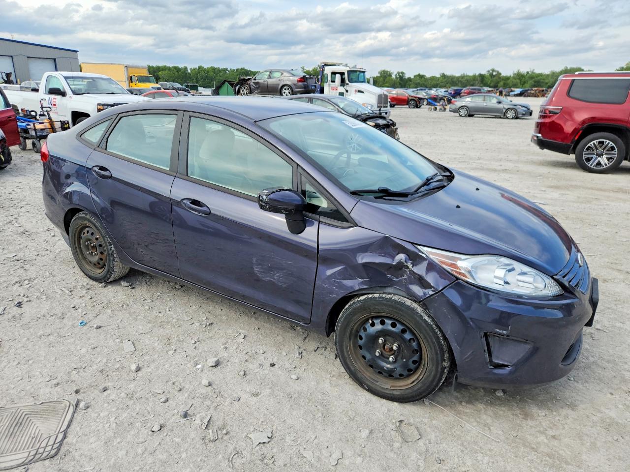 2013 Ford Fiesta Purple vin: 3FADP4AJXDM149875