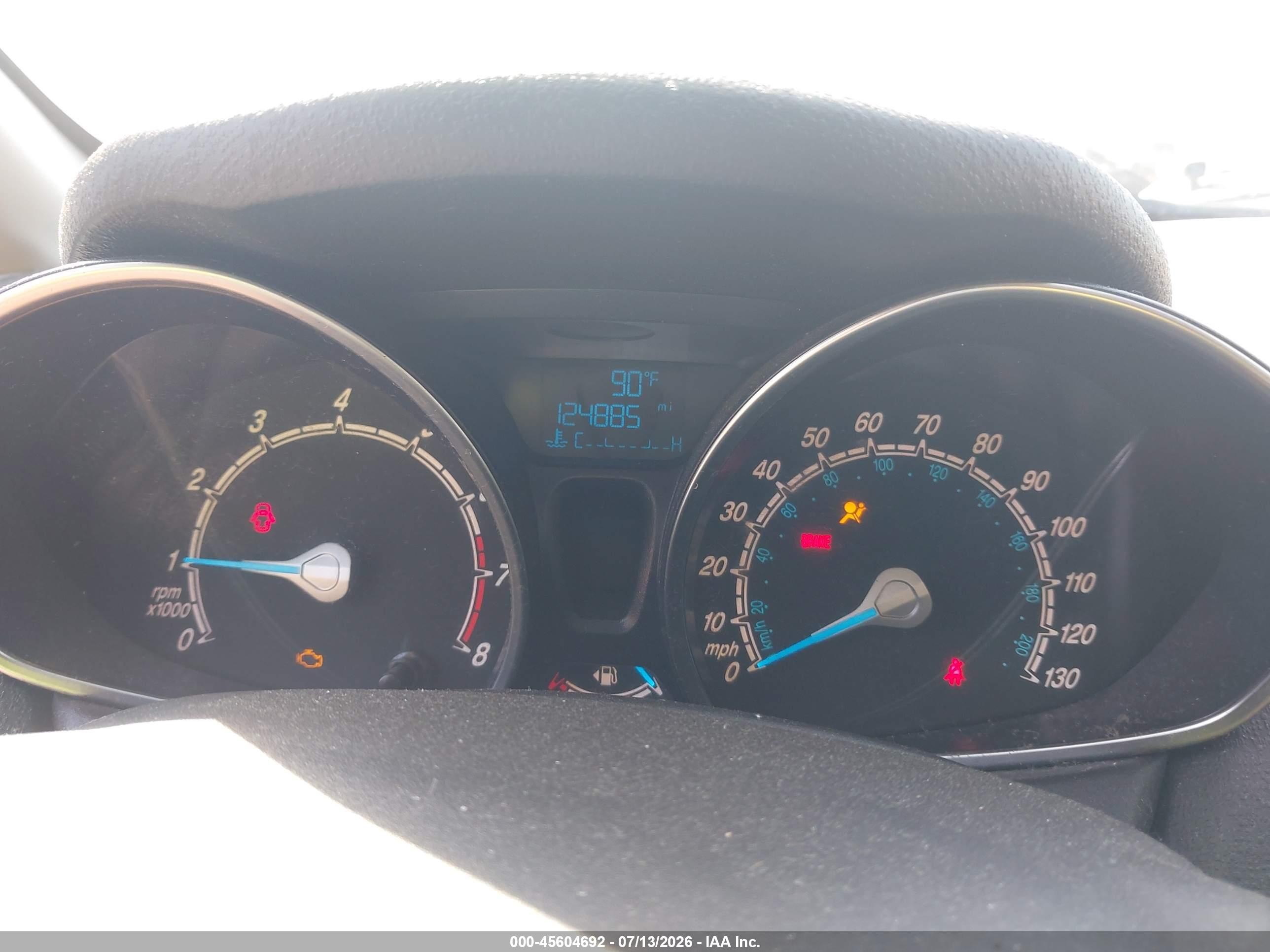 2015 Ford Fiesta Se Gray vin: 3FADP4BE0FM189998