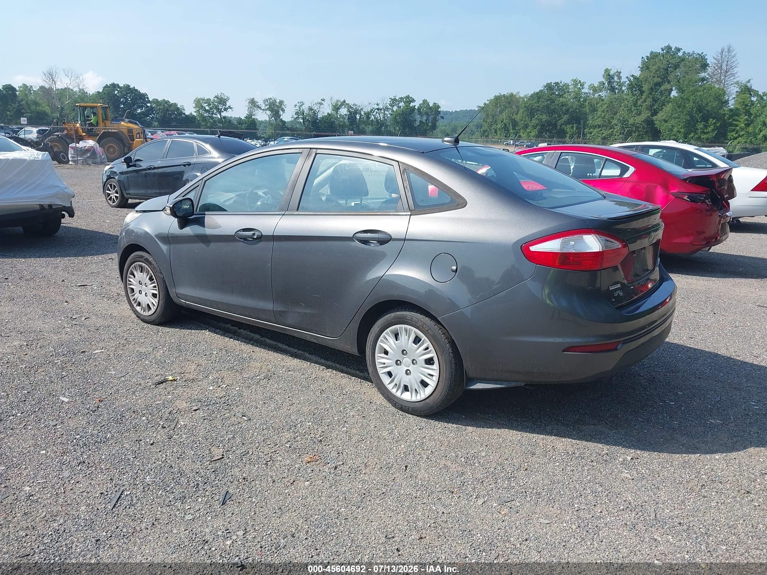 2015 Ford Fiesta Se Gray vin: 3FADP4BE0FM189998