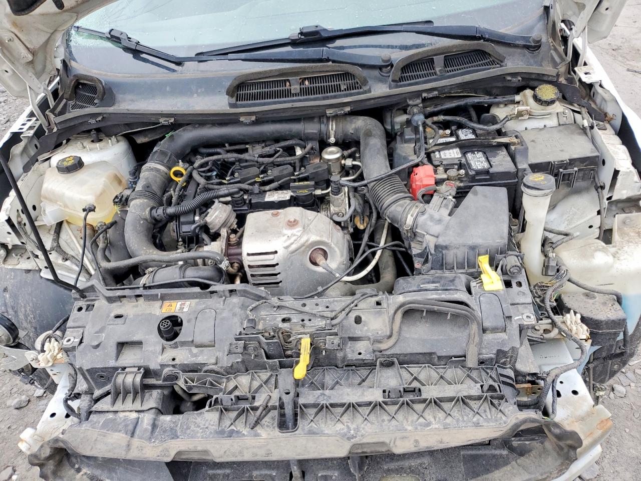 2014 Ford Fiesta Se Белый vin: 3FADP4BE2EM170982