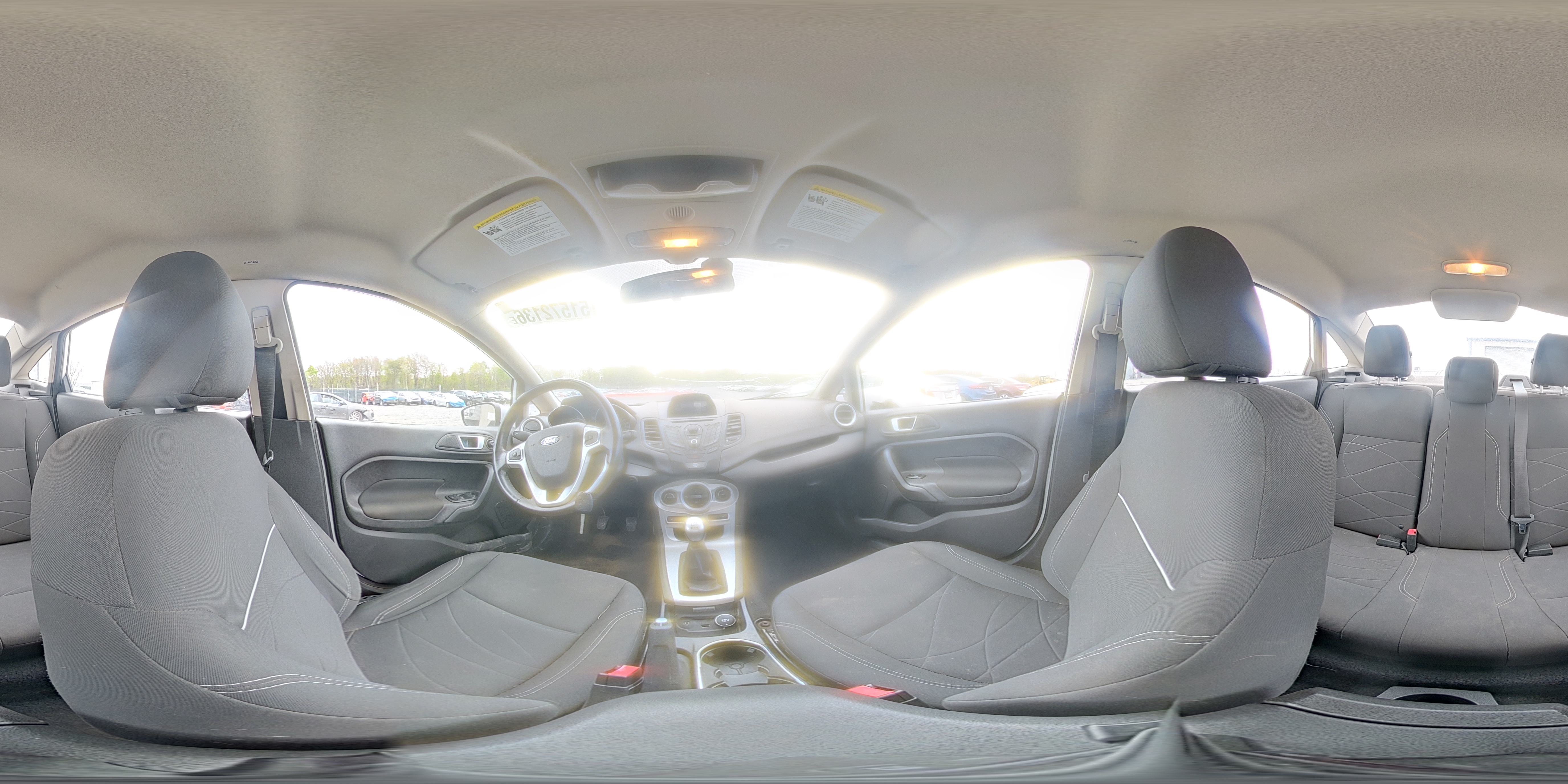 2014 Ford Fiesta Se Белый vin: 3FADP4BE2EM170982