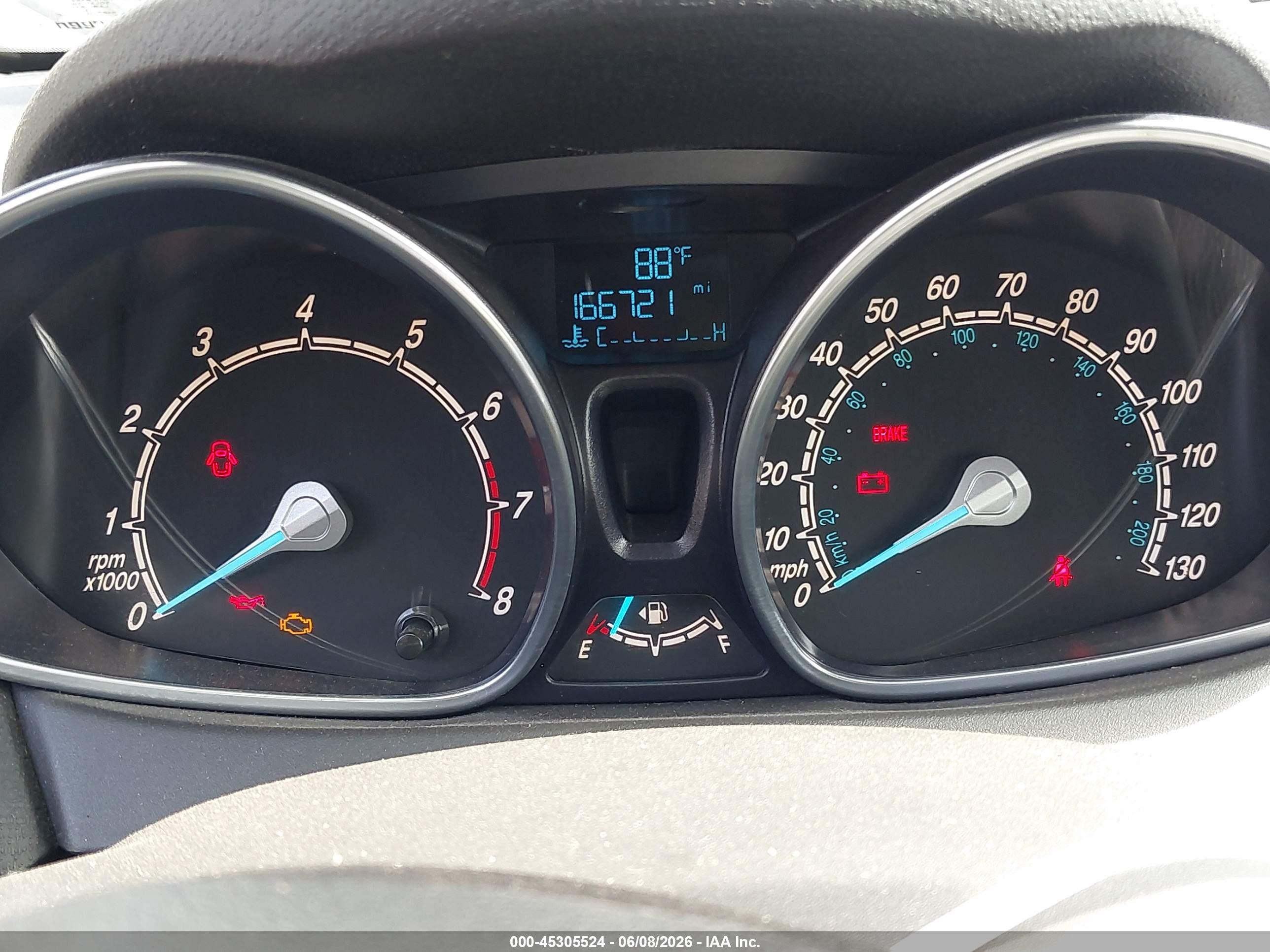 2014 Ford Fiesta Se Gray vin: 3FADP4BE7EM190905