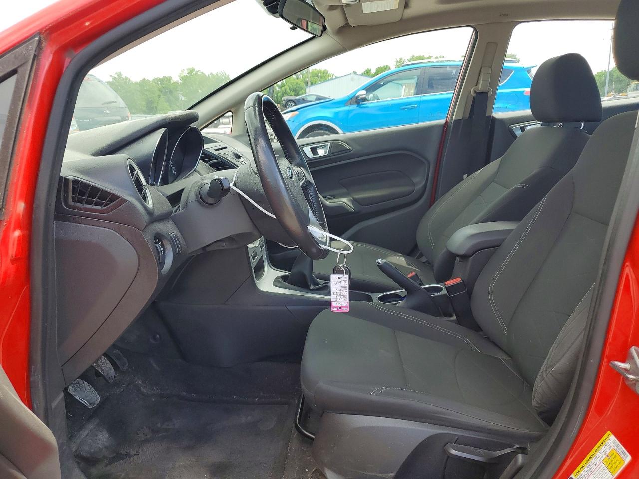 2015 Ford Fiesta Se Red vin: 3FADP4BEXFM148648
