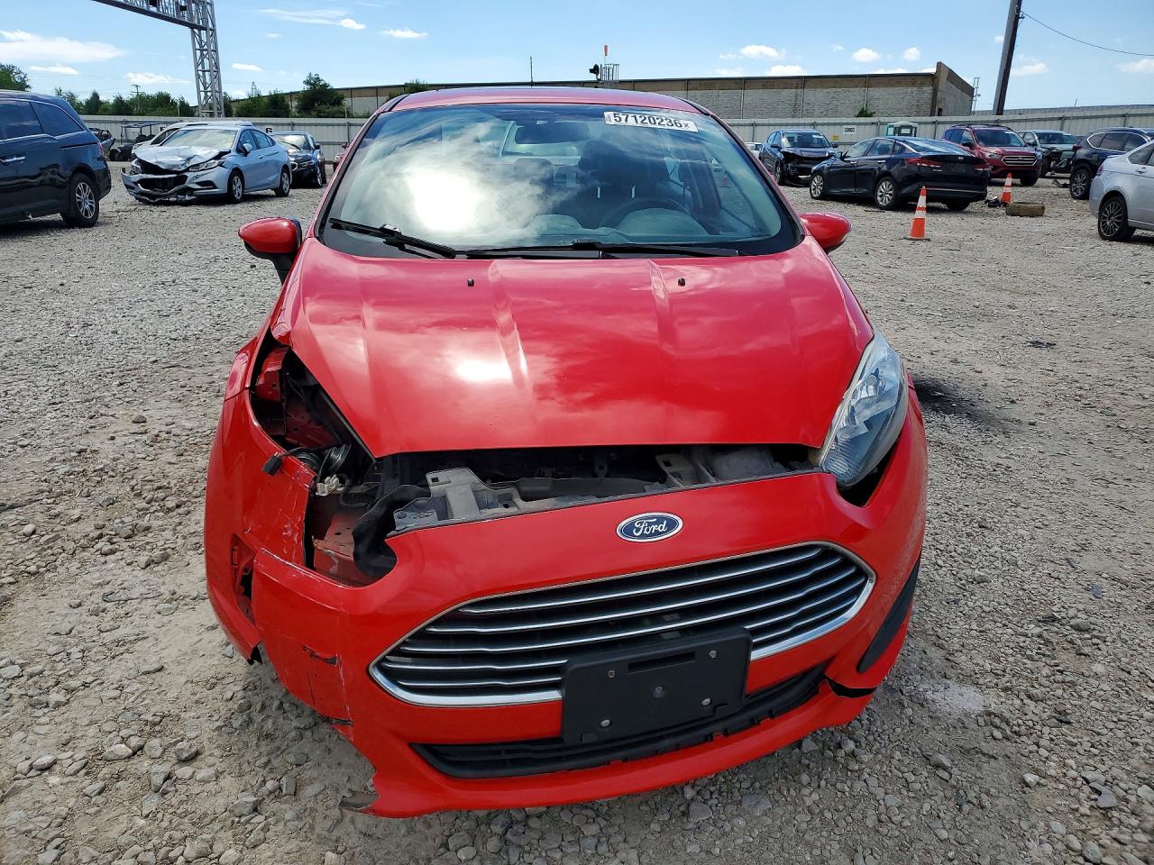 2015 Ford Fiesta Se Red vin: 3FADP4BEXFM148648