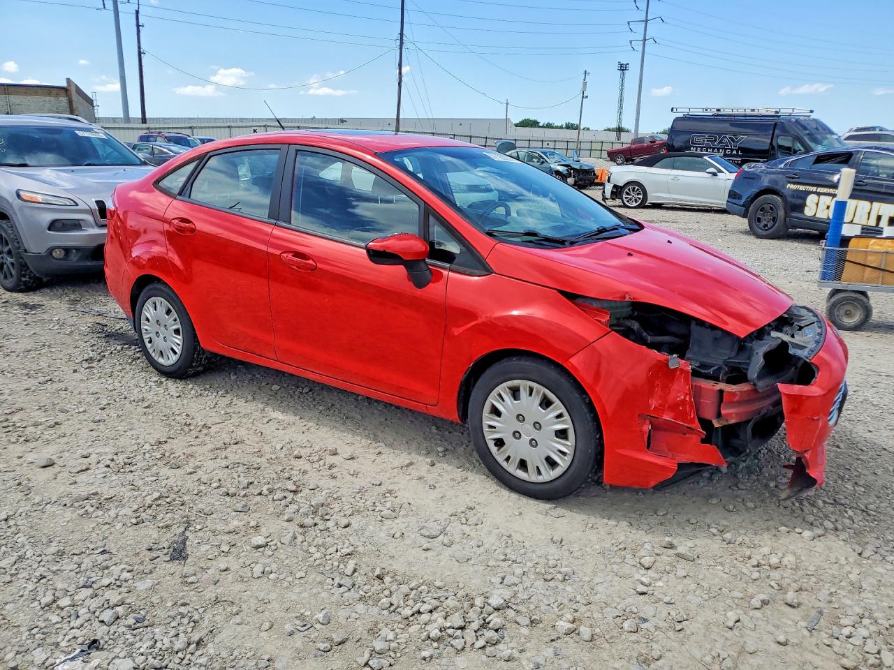 2015 Ford Fiesta Se Red vin: 3FADP4BEXFM148648