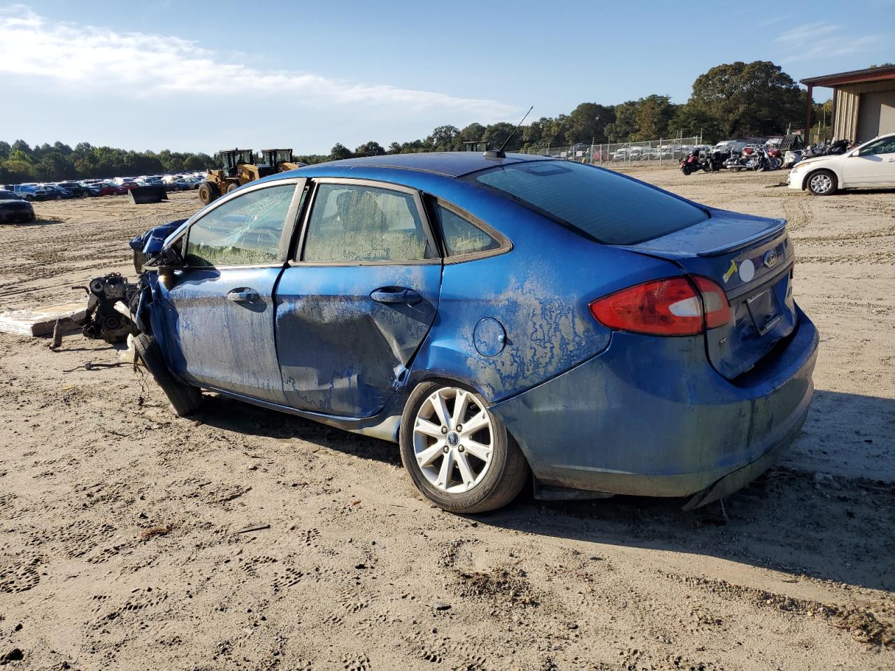2011 Ford Fiesta Se Blue vin: 3FADP4BJ0BM102169