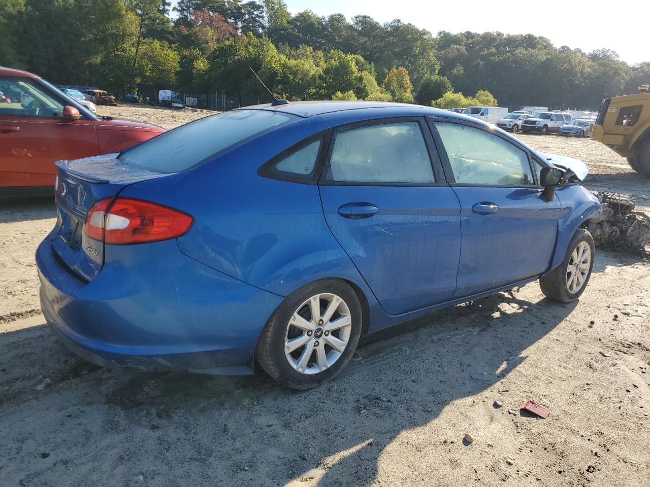 2011 Ford Fiesta Se Blue vin: 3FADP4BJ0BM102169