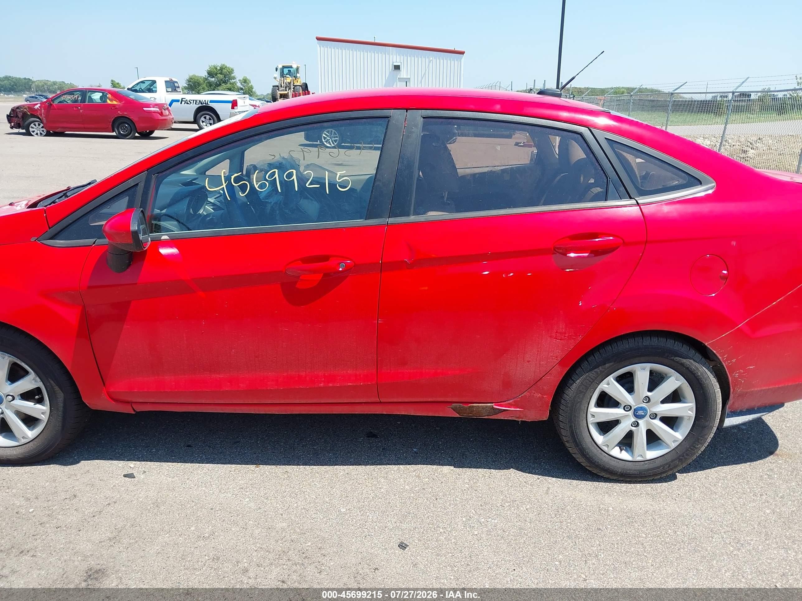 2012 Ford Fiesta Se Red vin: 3FADP4BJ0CM102769