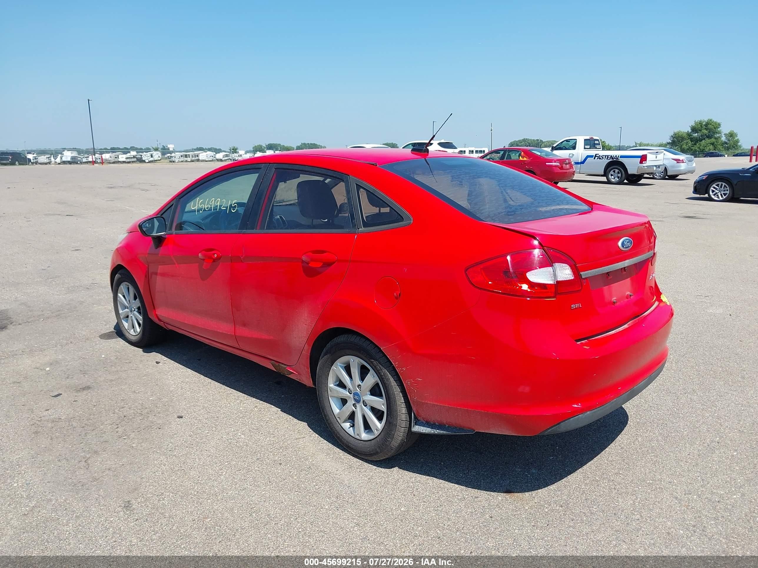 2012 Ford Fiesta Se Red vin: 3FADP4BJ0CM102769
