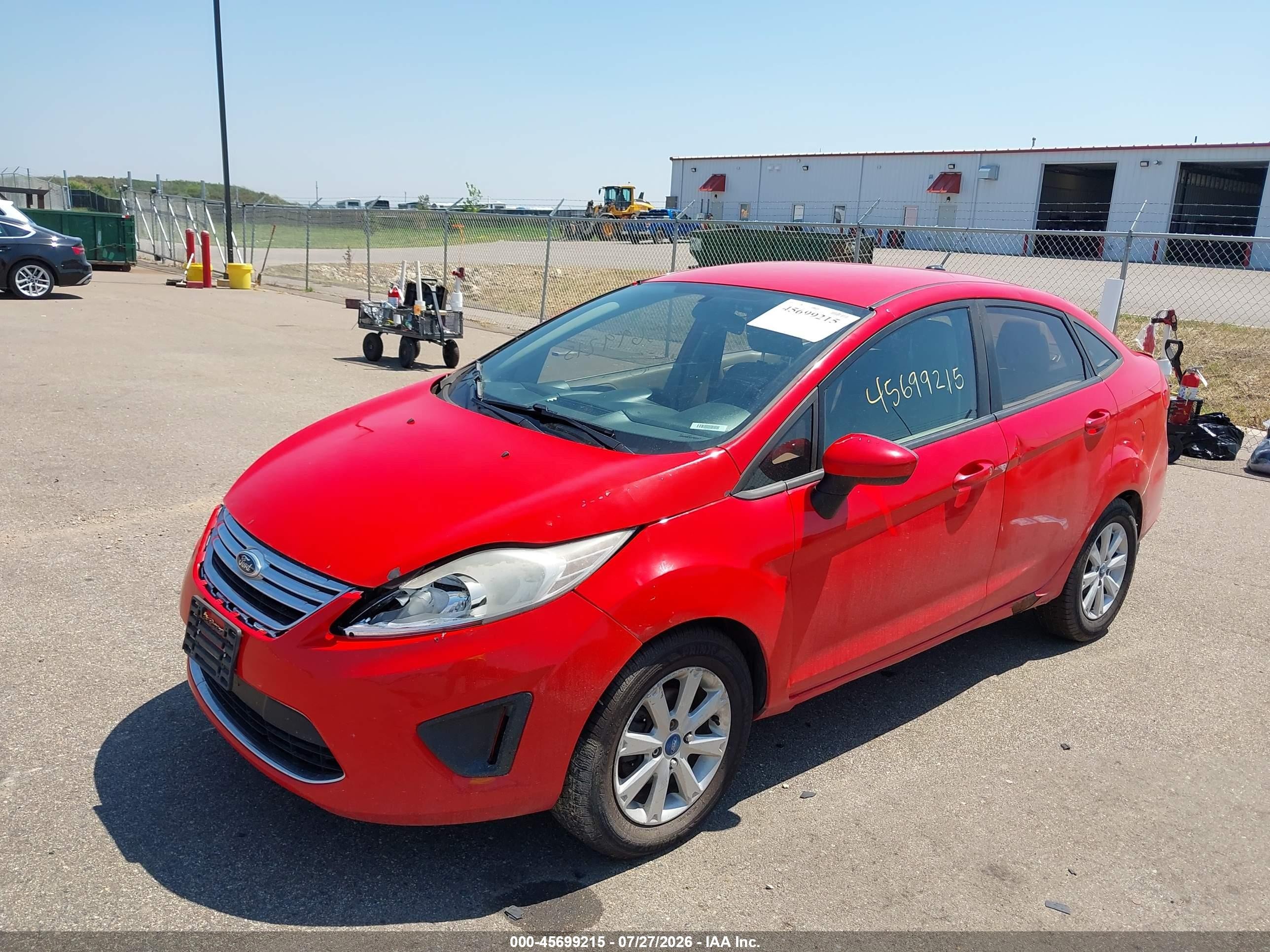 2012 Ford Fiesta Se Red vin: 3FADP4BJ0CM102769