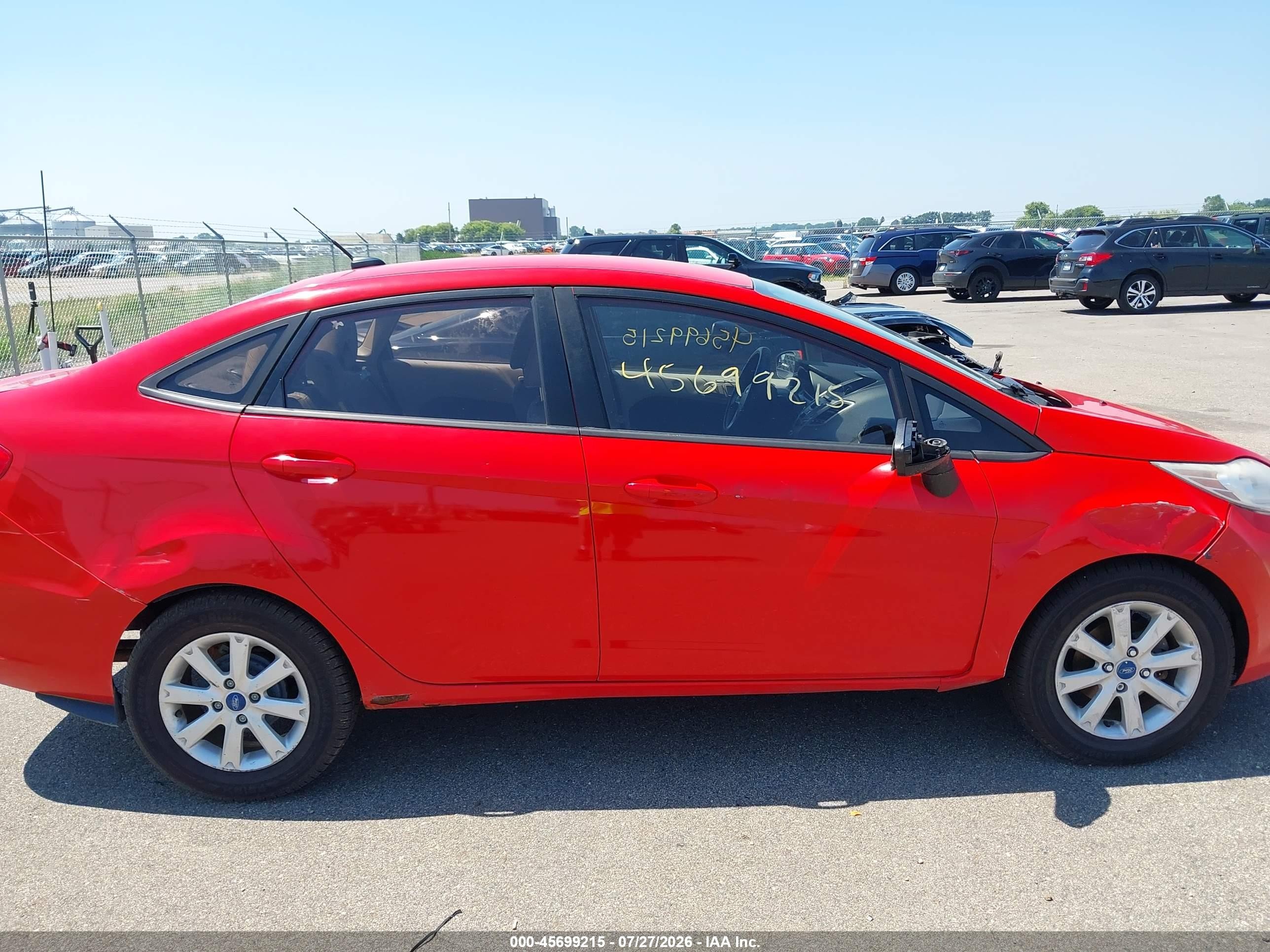 2012 Ford Fiesta Se Red vin: 3FADP4BJ0CM102769