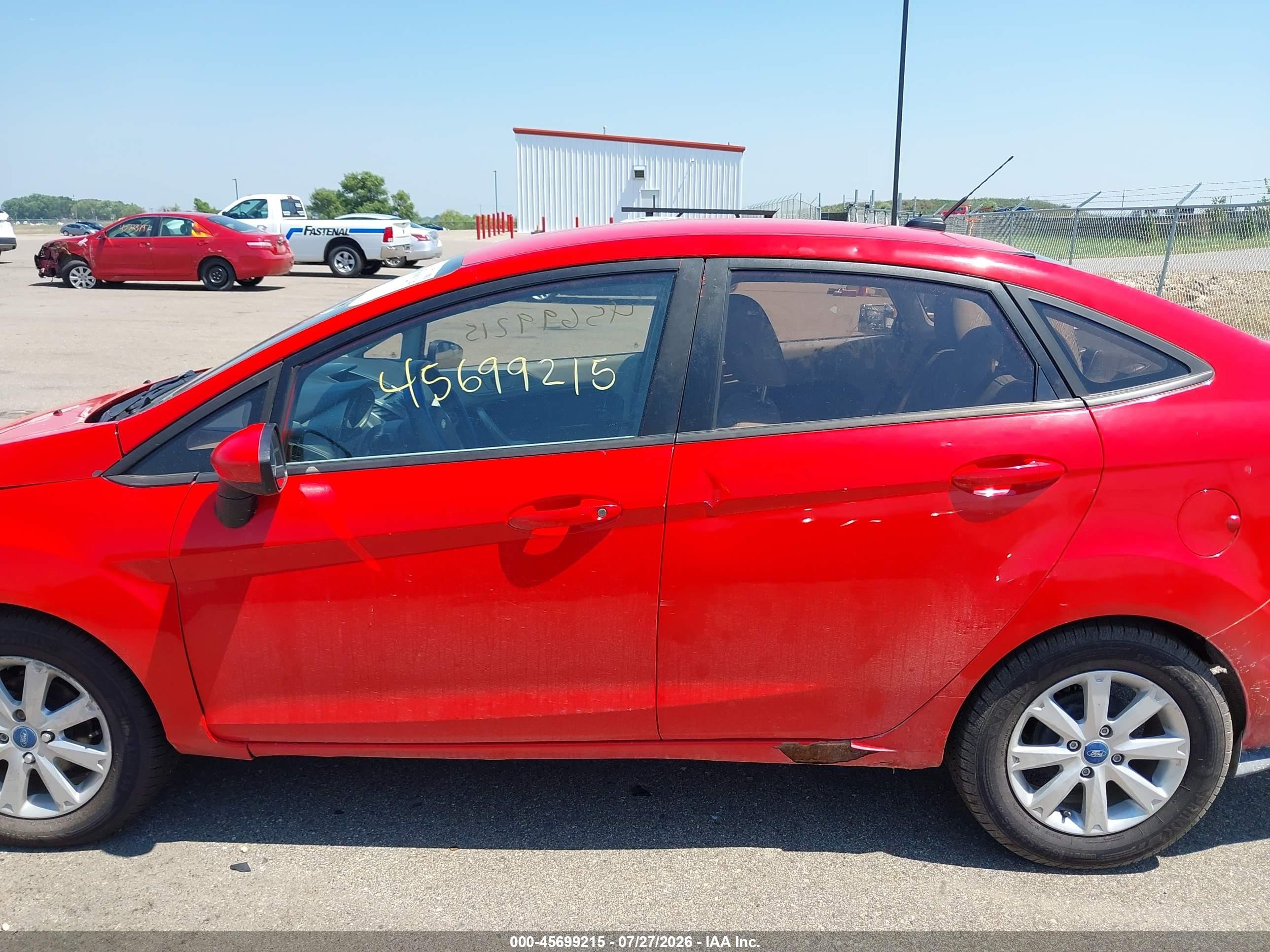 2012 Ford Fiesta Se Red vin: 3FADP4BJ0CM102769