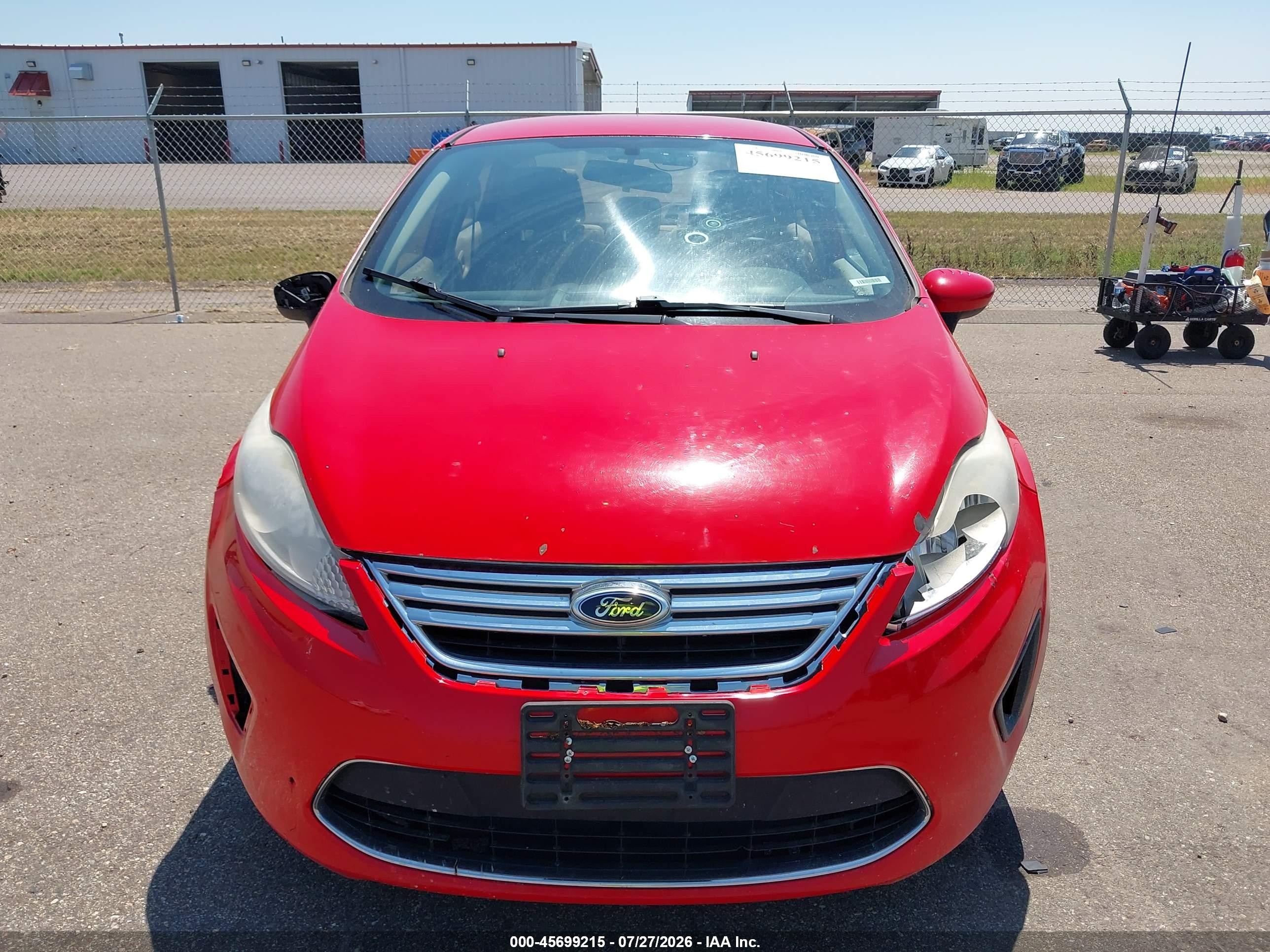 2012 Ford Fiesta Se Red vin: 3FADP4BJ0CM102769