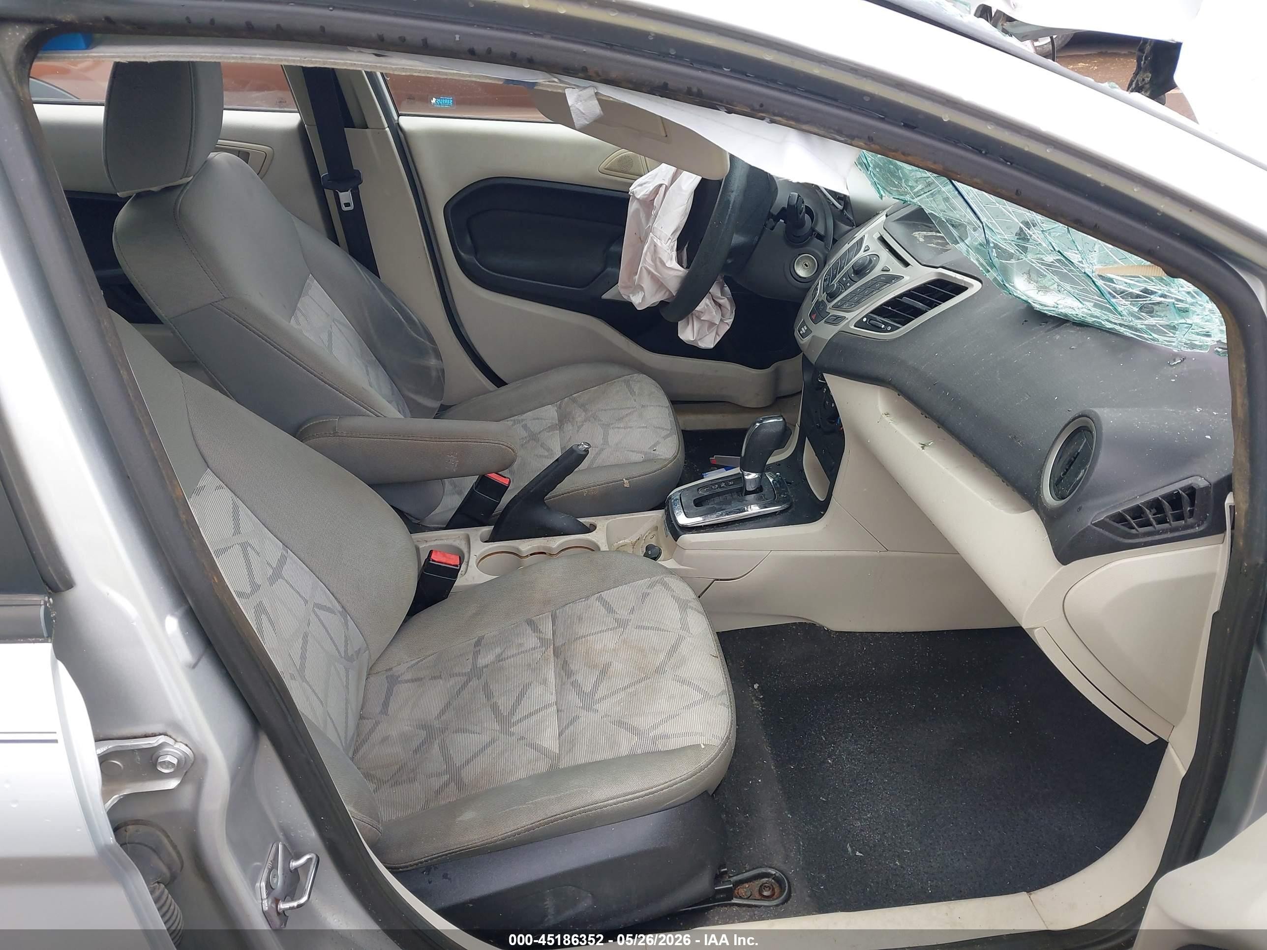 2012 Ford Fiesta Se Silver vin: 3FADP4BJ0CM117546