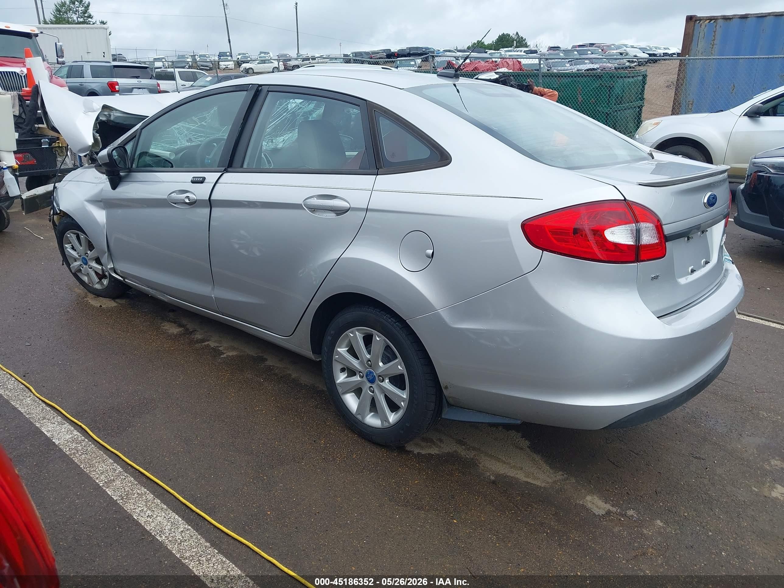 2012 Ford Fiesta Se Silver vin: 3FADP4BJ0CM117546