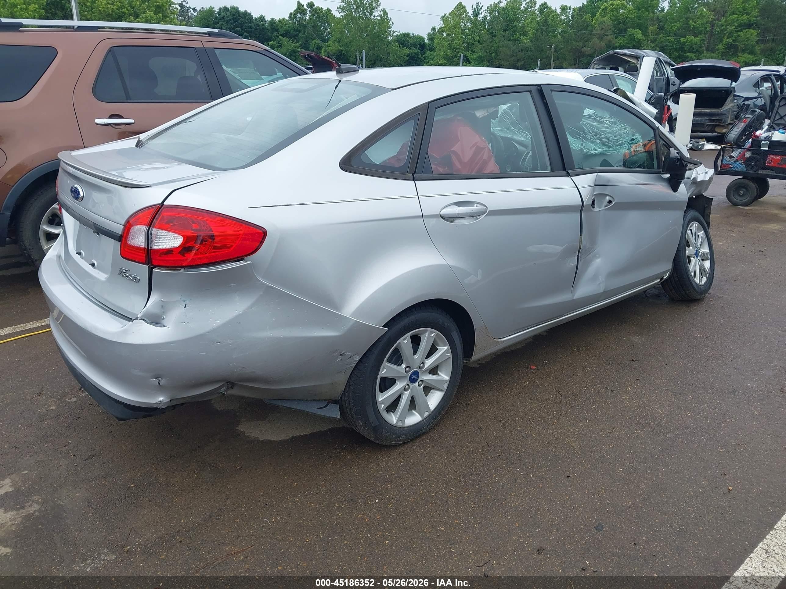 2012 Ford Fiesta Se Silver vin: 3FADP4BJ0CM117546
